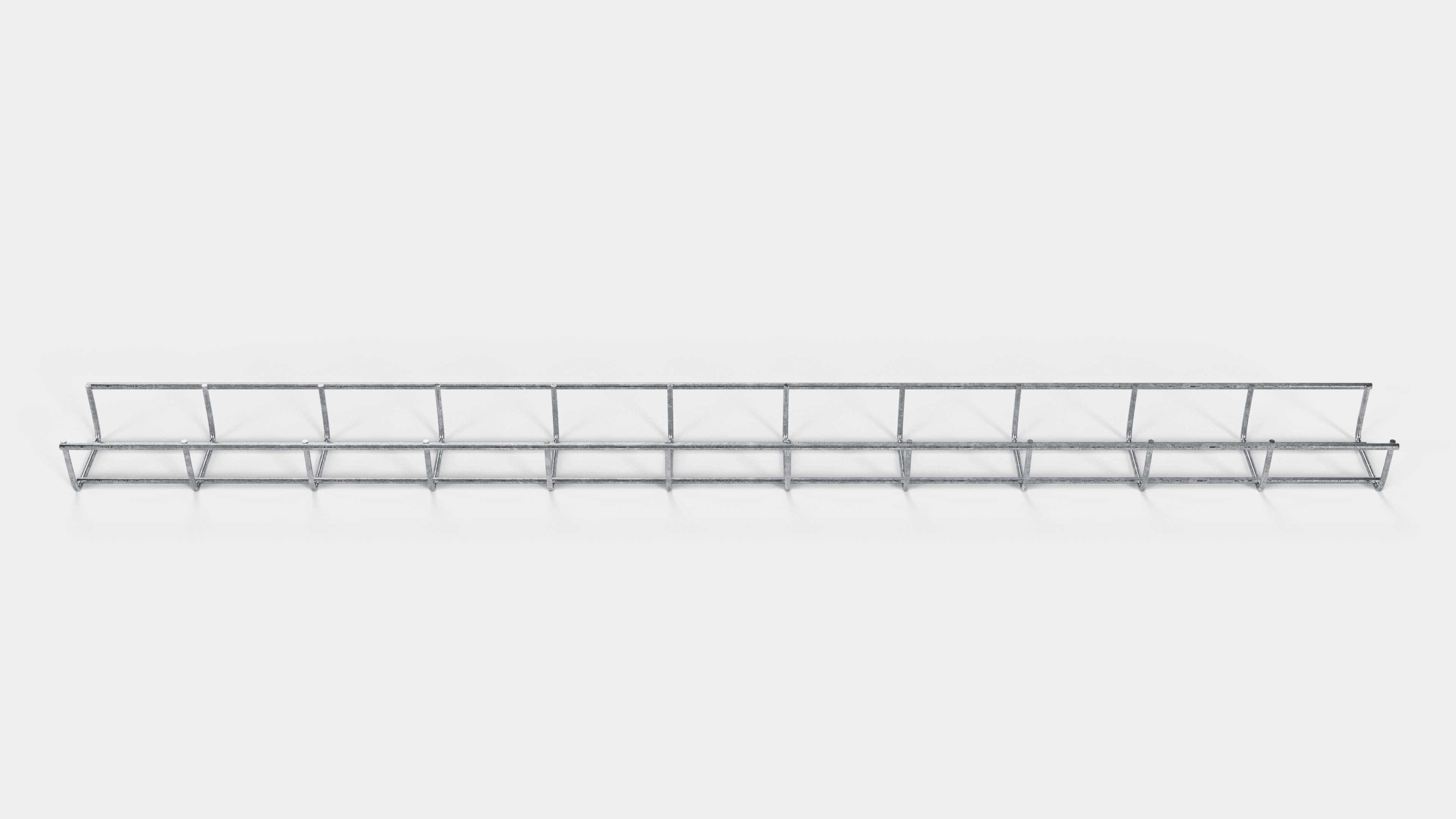 Kabelgoot hoogte 110 cm, diepte 5 cm, maaswijdte 5 x 10 cm