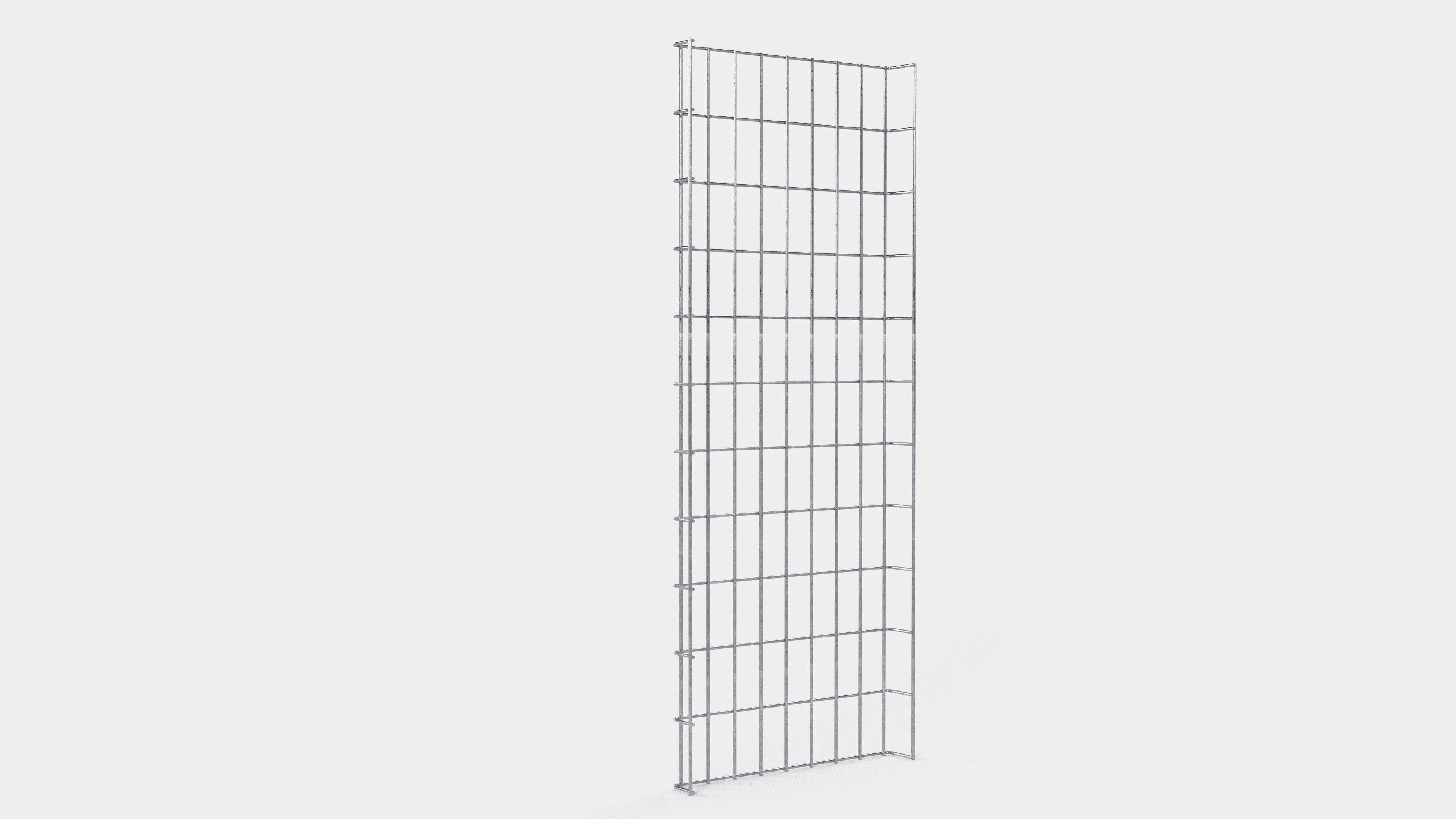 Trellis Hoogte 110 cm, diepte 5 cm, maaswijdte 5 x 10 cm