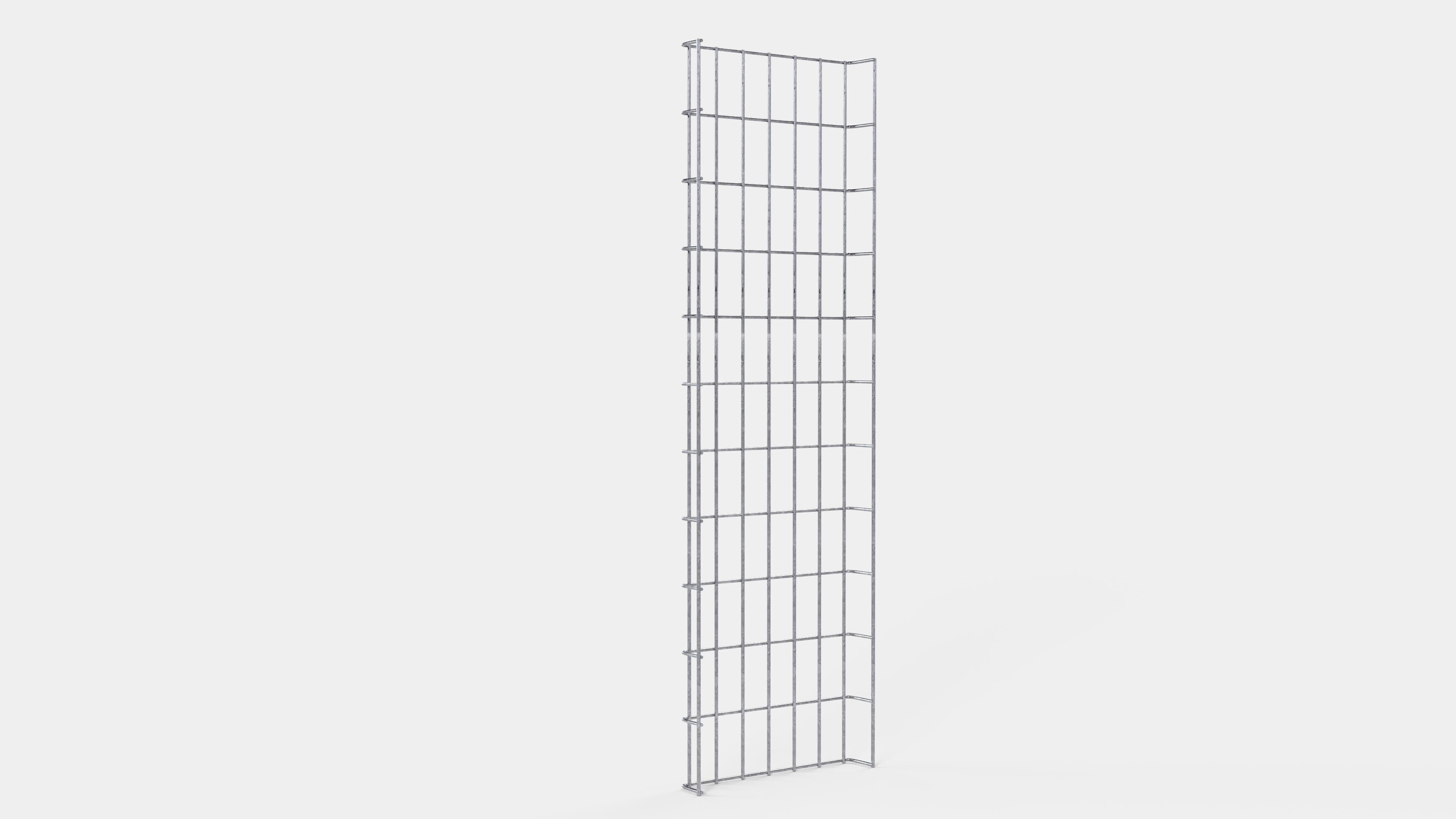 Trellis Hoogte 110 cm, diepte 5 cm, maaswijdte 5 x 10 cm