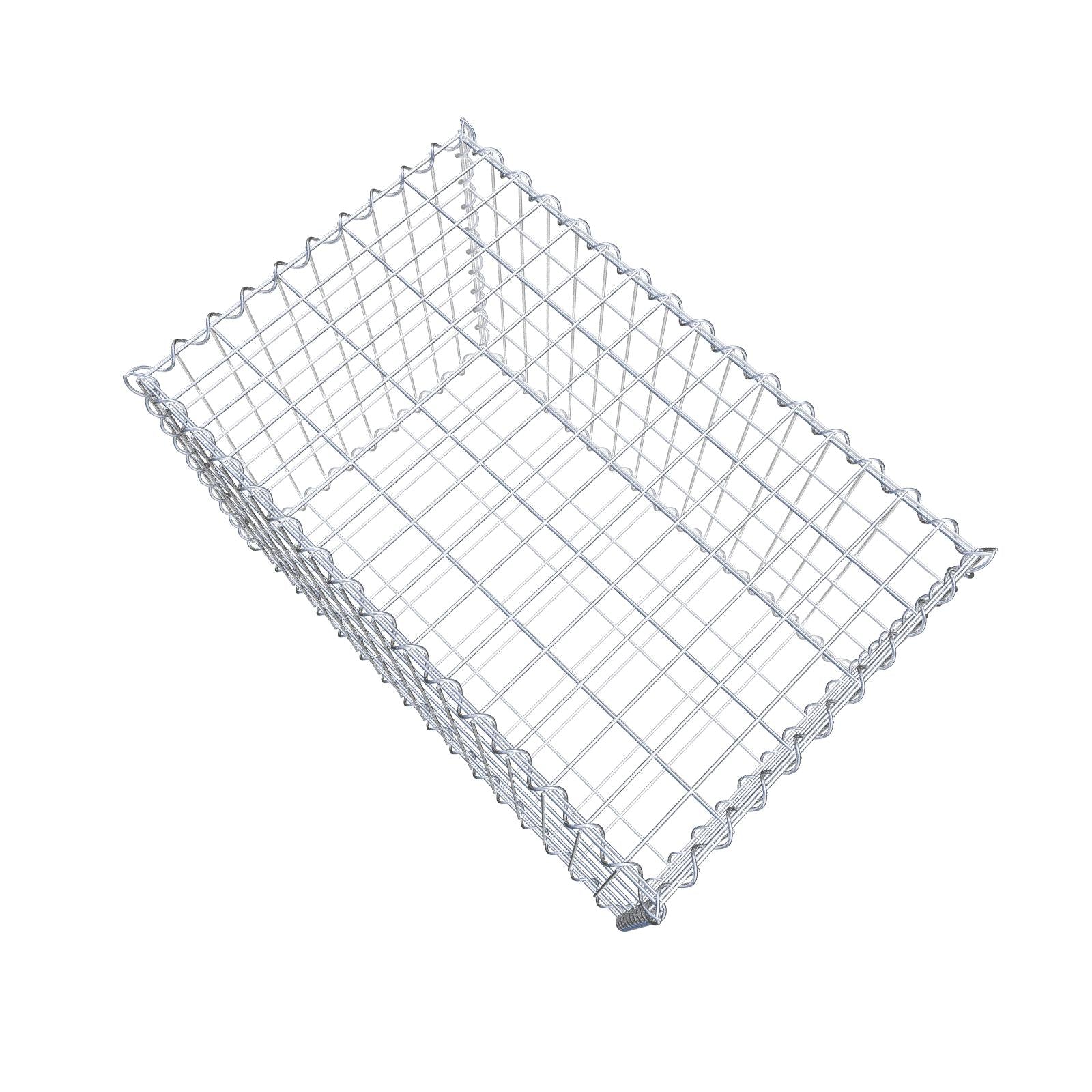 Gabione 80 cm x 50 cm x 50 cm (L x H x T), Maschenweite 5 cm x 10 cm, Spirale