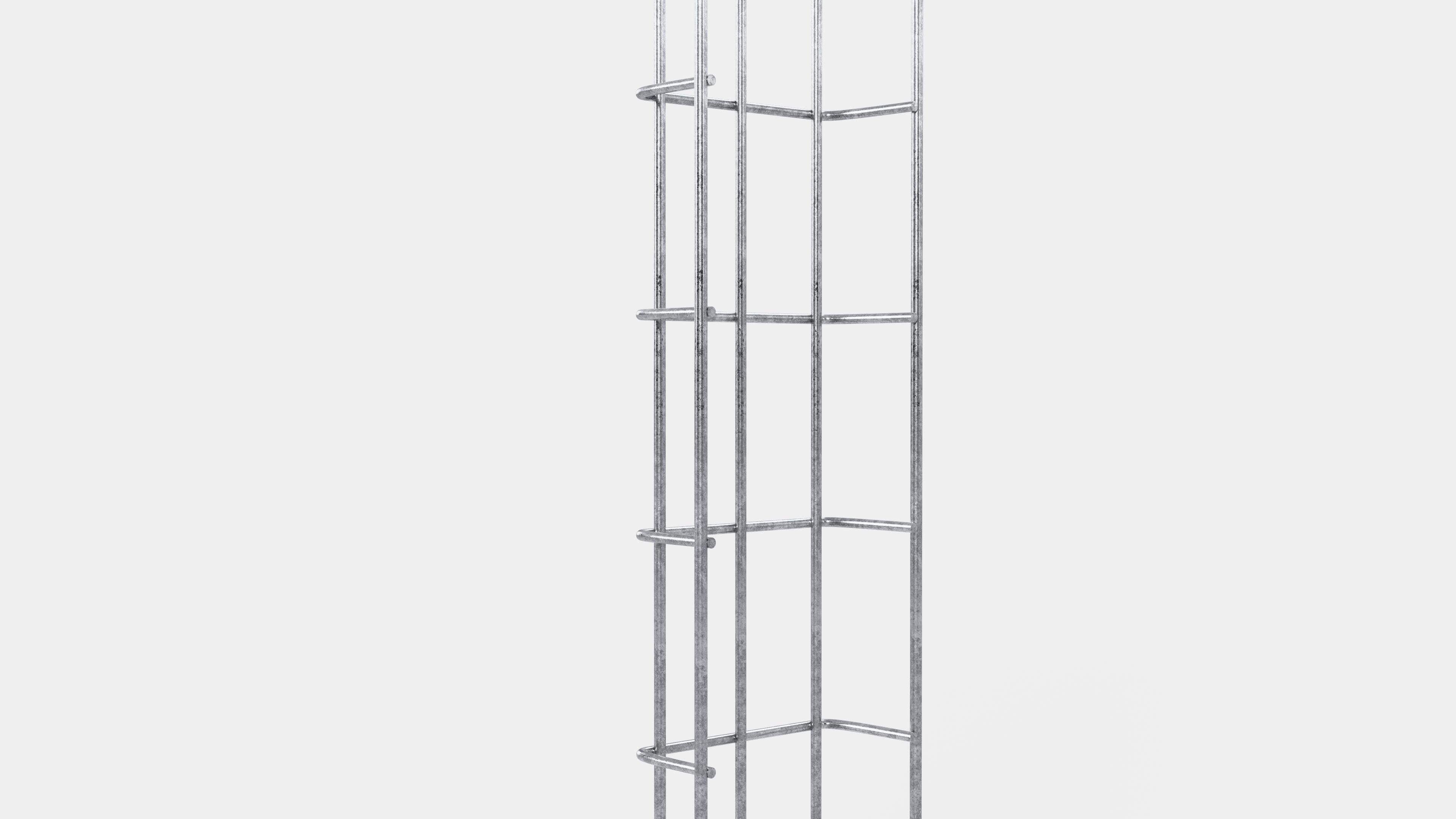 Kabelgoot hoogte 110 cm, diepte 5 cm, maaswijdte 5 x 10 cm