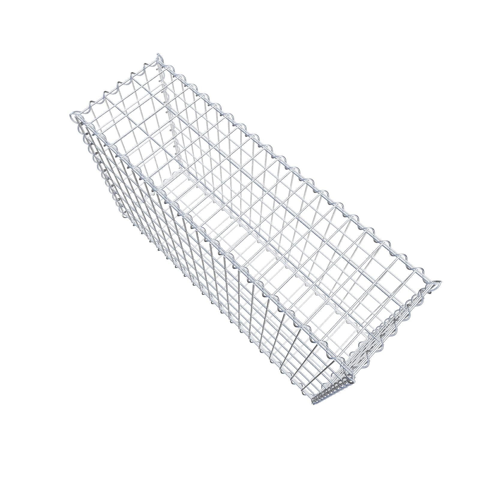 Schanskorf 100 cm x 60 cm x 30 cm (L x H x D), maaswijdte 5 cm x 10 cm, spiraal