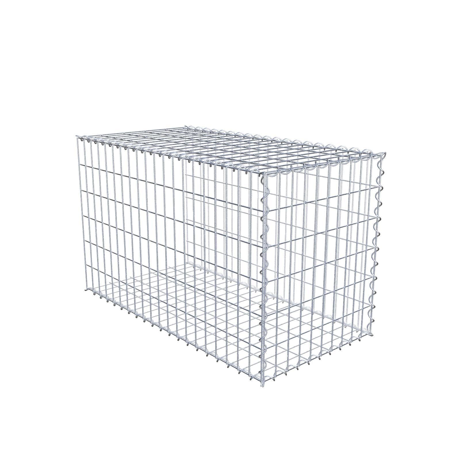 Anbaugabione Typ 2 100 cm x 60 cm x 50 cm (L x H x T), Maschenweite 5 cm x 10 cm, Spirale