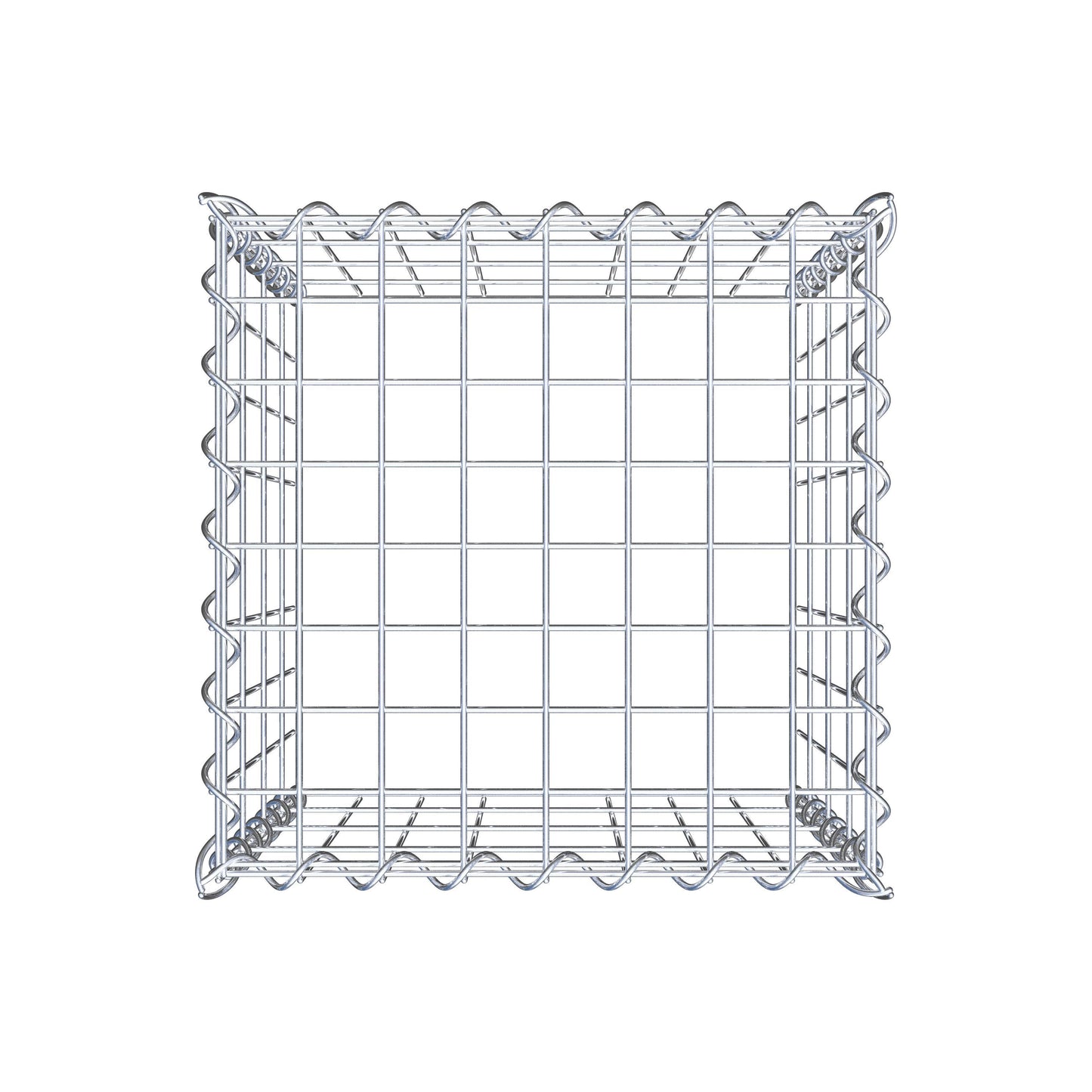 Gabbione aggiuntivo tipo 3 40 cm x 40 cm x 40 cm (L x H x P), dimensione maglia 5 cm x 10 cm, a spirale
