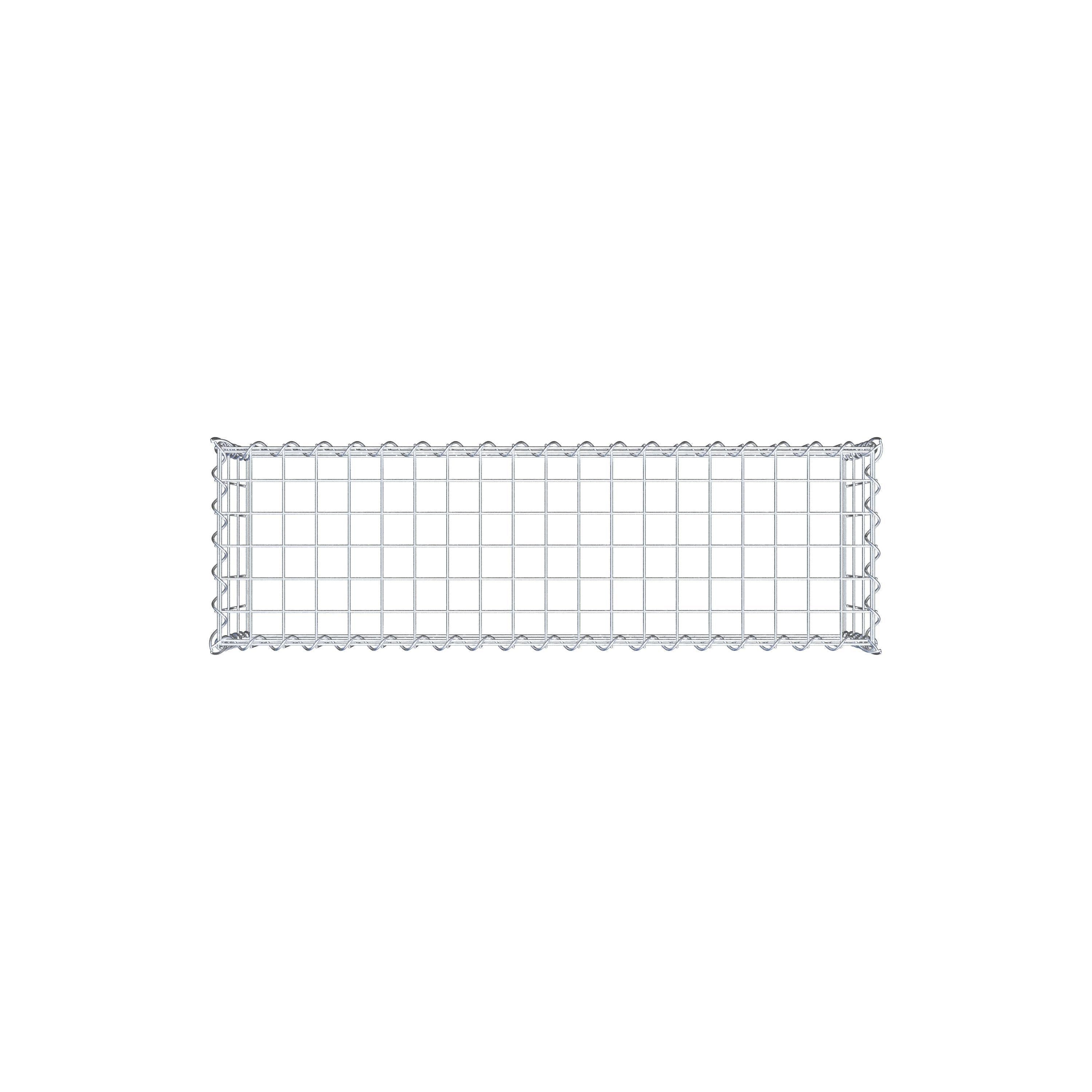 Grown-on gabion type 3 100 cm x 30 cm x 30 cm (L x H x D), mesh size 5 cm x 10 cm, spiral