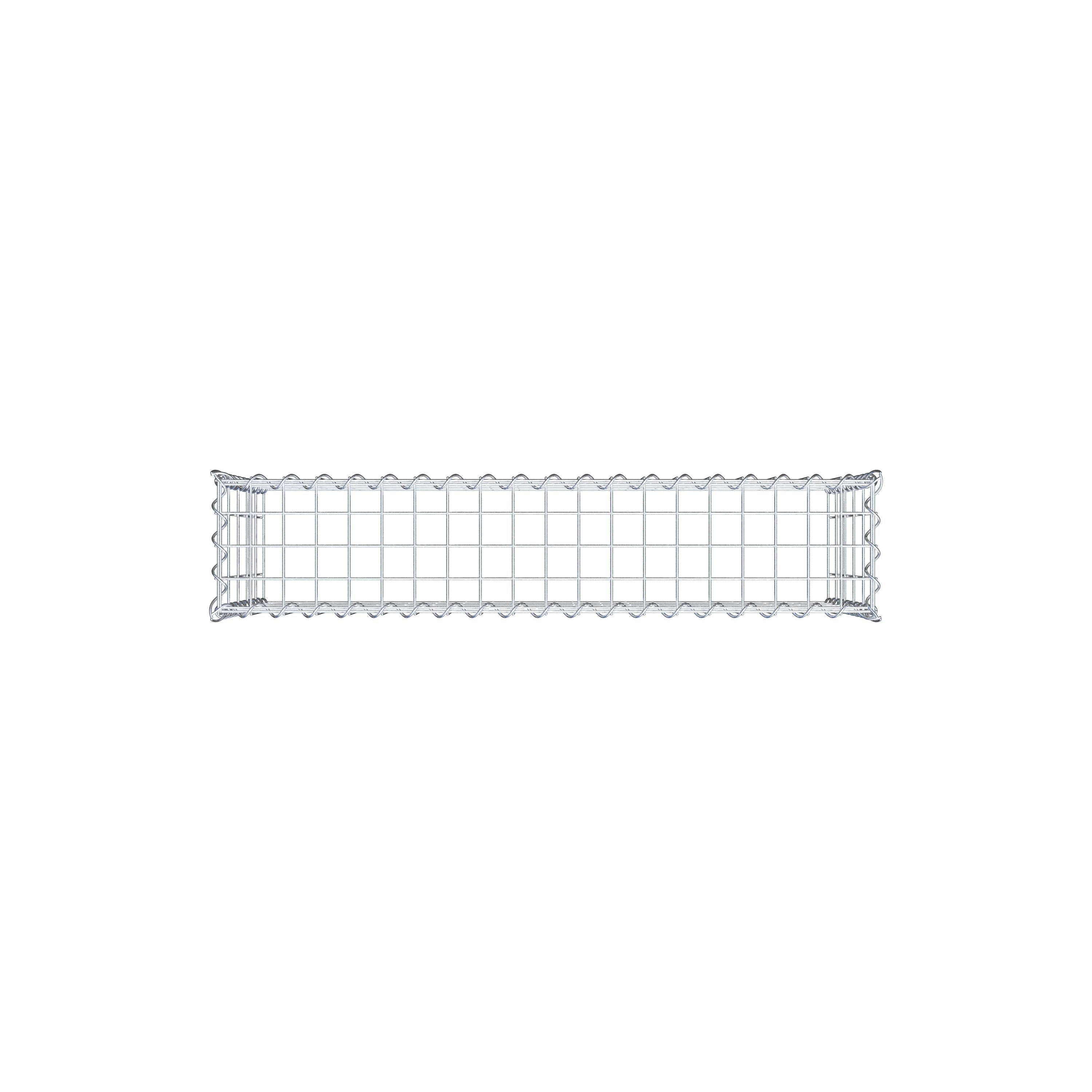 Add-on schanskorf type 3 100 cm x 50 cm x 20 cm (L x H x D), maaswijdte 5 cm x 10 cm, spiraalvormig