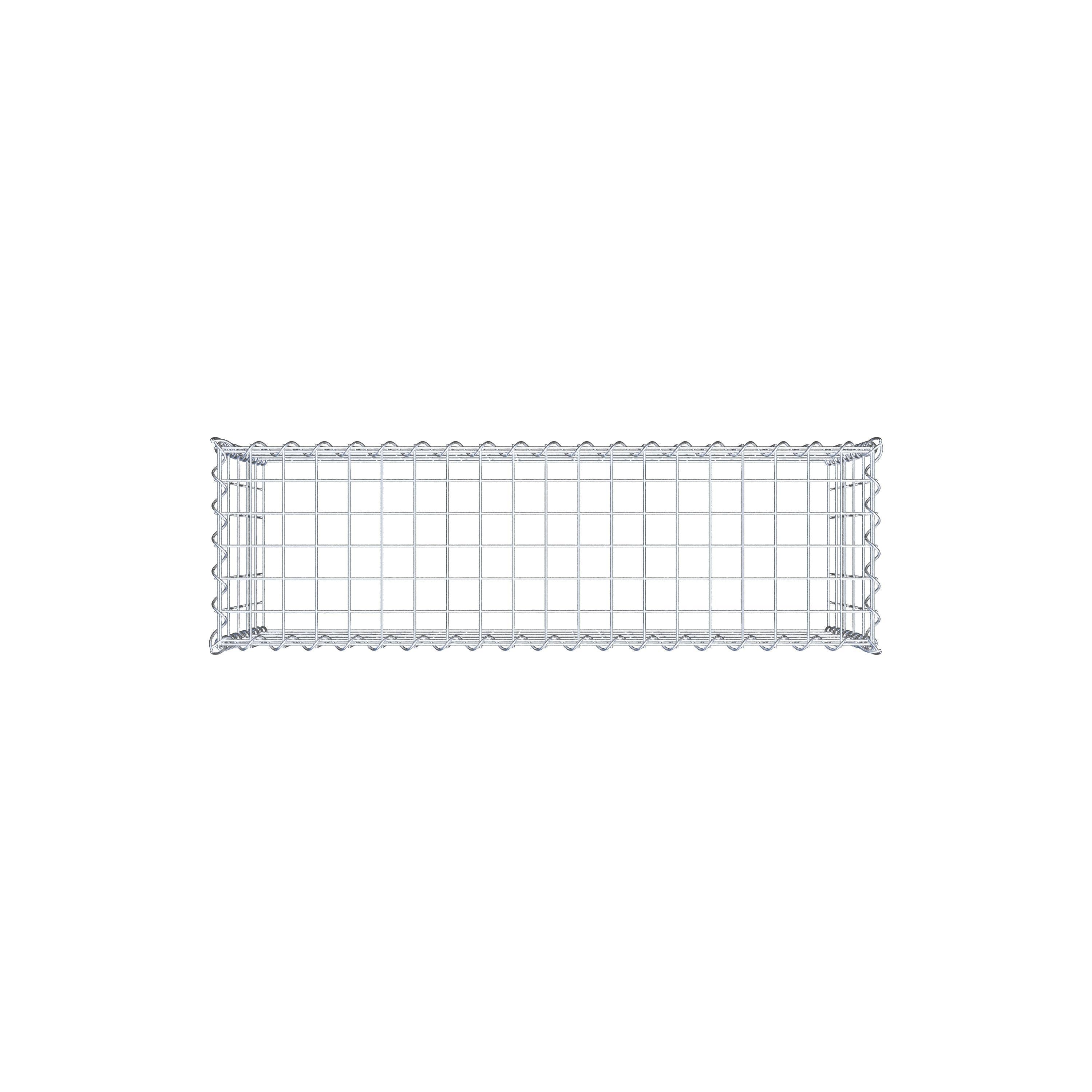 Gabbione aggiuntivo tipo 3 100 cm x 50 cm x 30 cm (L x A x P), maglia 5 cm x 10 cm, spirale