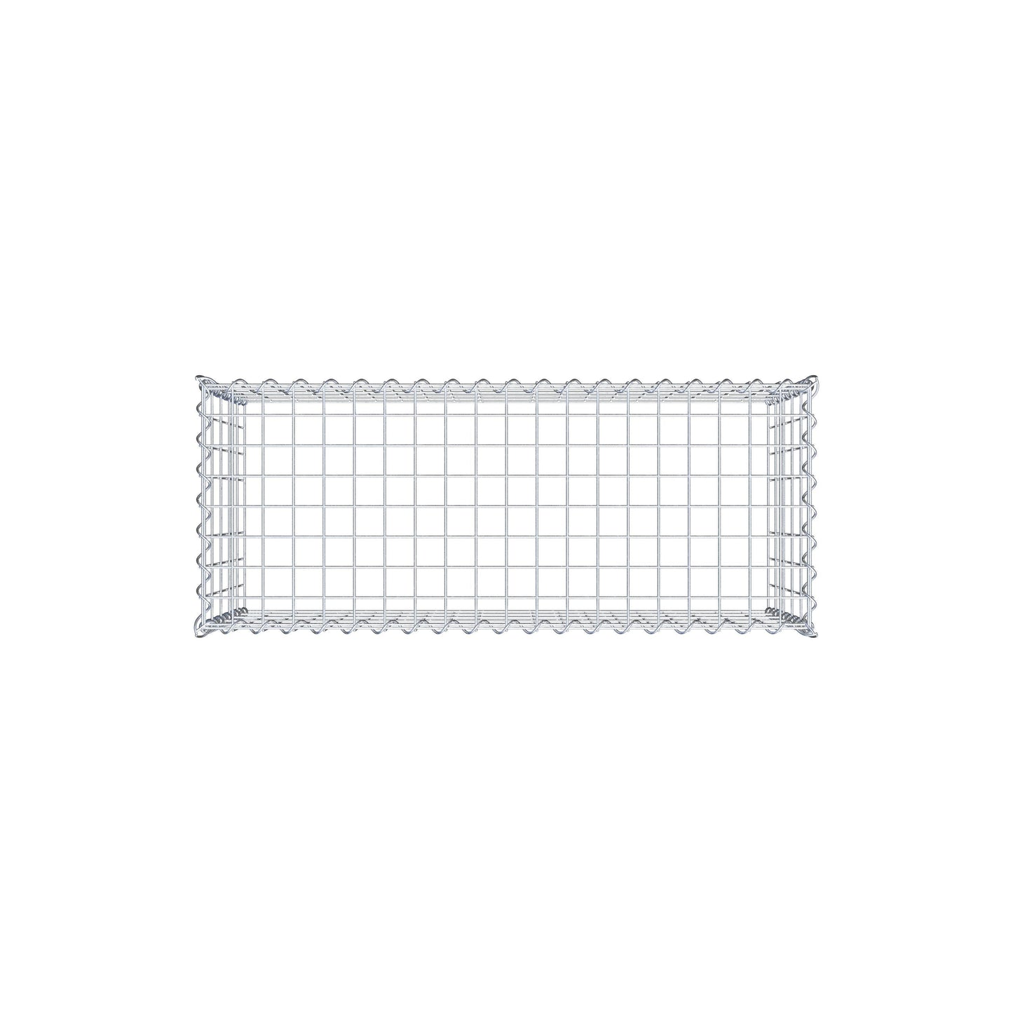Grown-on gabion type 3 100 cm x 50 cm x 40 cm (L x H x D), mesh size 5 cm x 10 cm, spiral