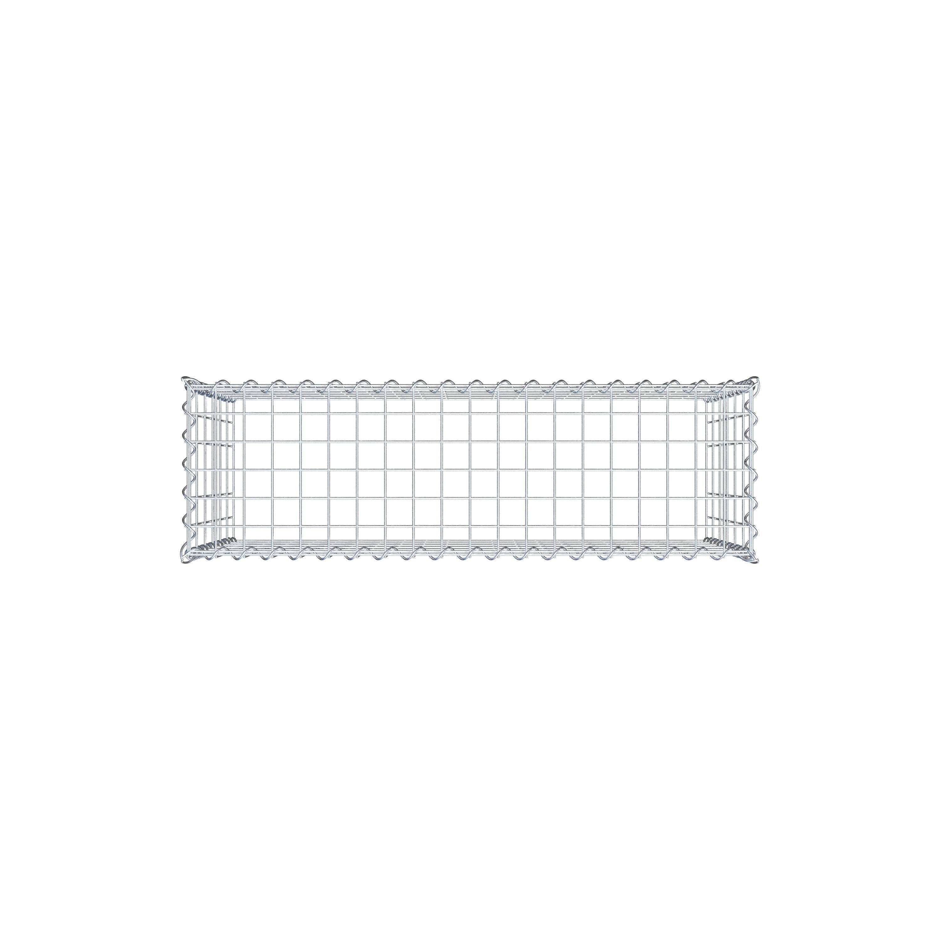 Gabbione aggiuntivo tipo 3 100 cm x 60 cm x 30 cm (L x A x P), maglia 5 cm x 10 cm, spirale