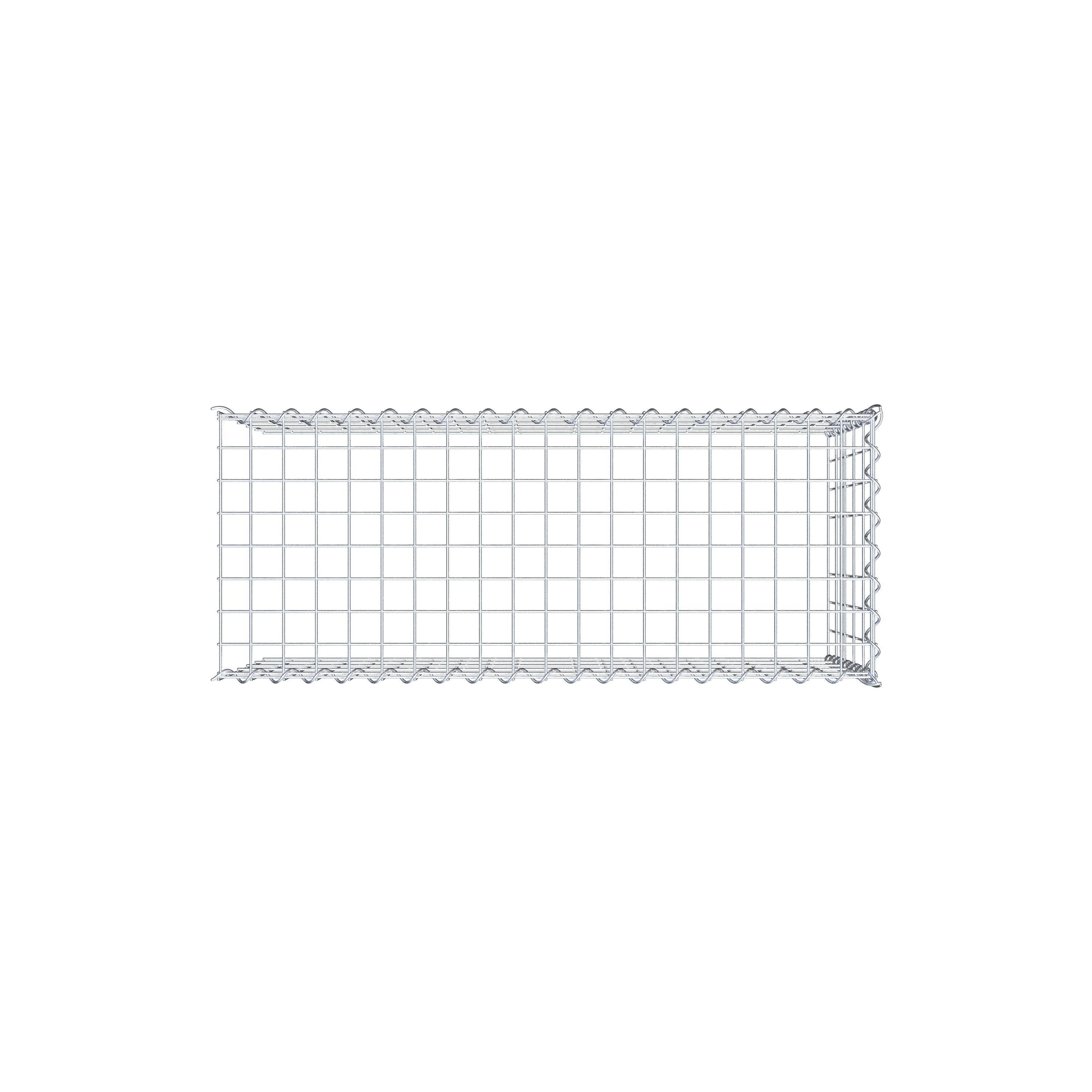 Anbaugabione Typ 4 100 cm x 50 cm x 40 cm (L x H x T), Maschenweite 5 cm x 10 cm, Spirale