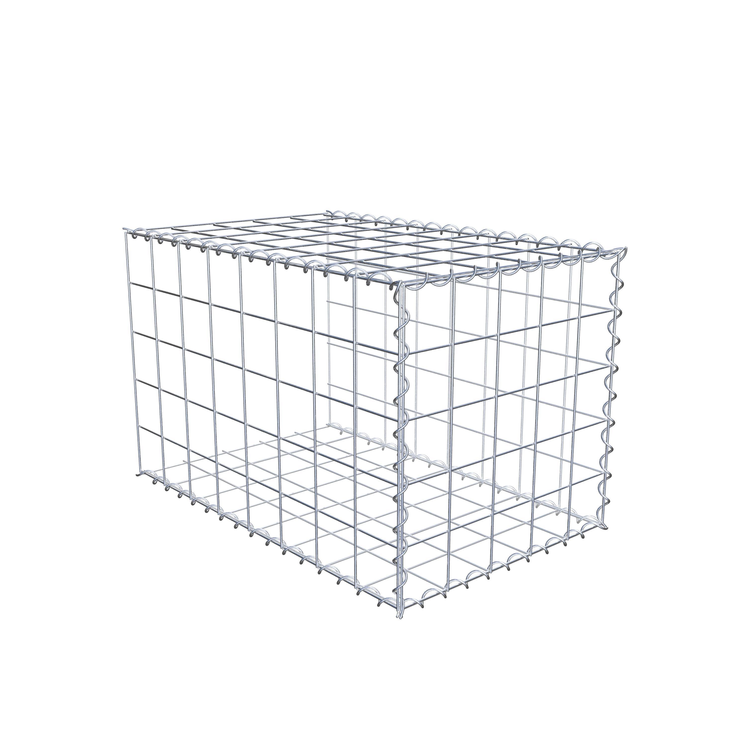 Add-on schanskorf type 2 80 cm x 50 cm x 50 cm (L x H x D), maaswijdte 10 cm x 10 cm, spiraal