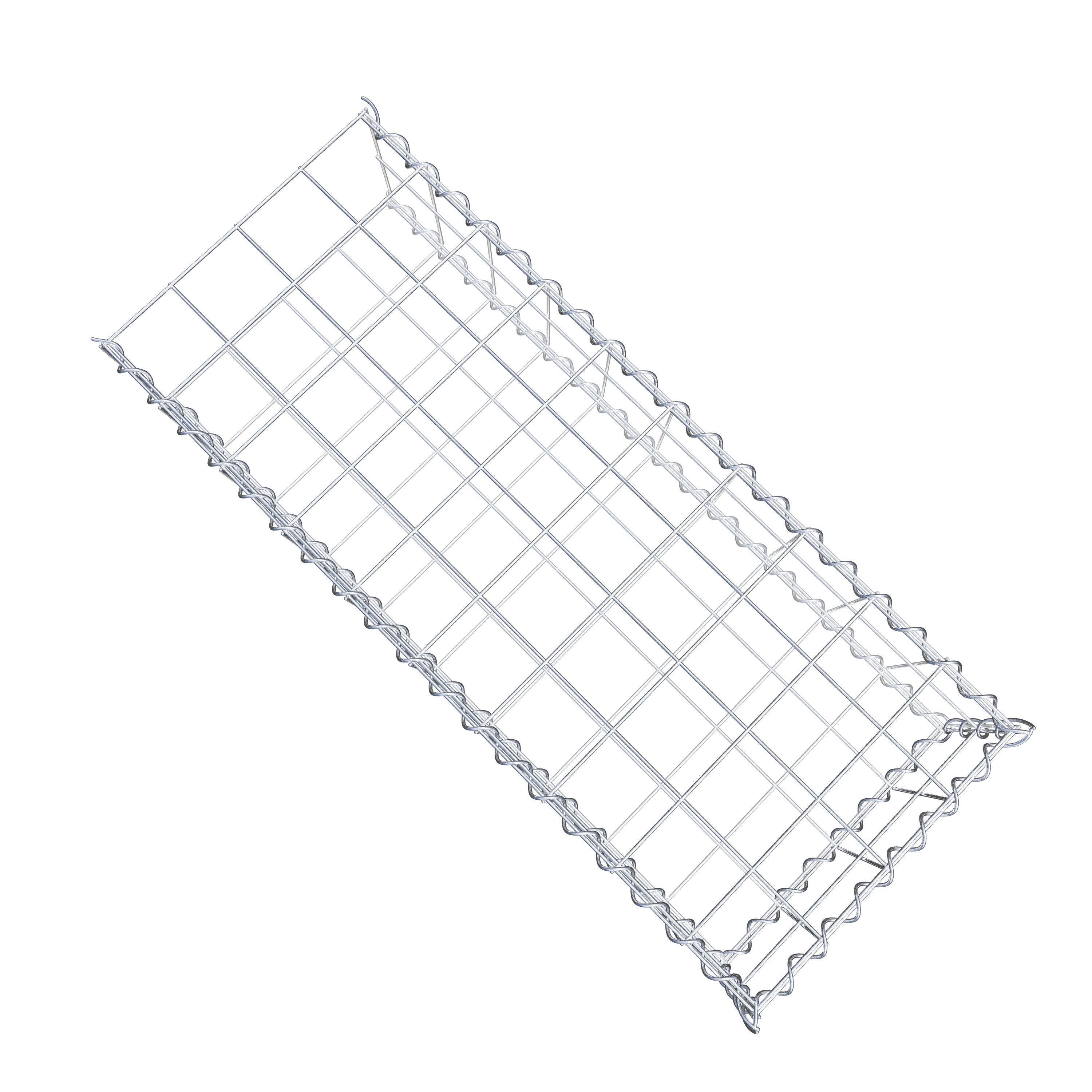 Grown-on gabion type 2 100 cm x 20 cm x 40 cm (L x H x D), mesh size 10 cm x 10 cm, spiral