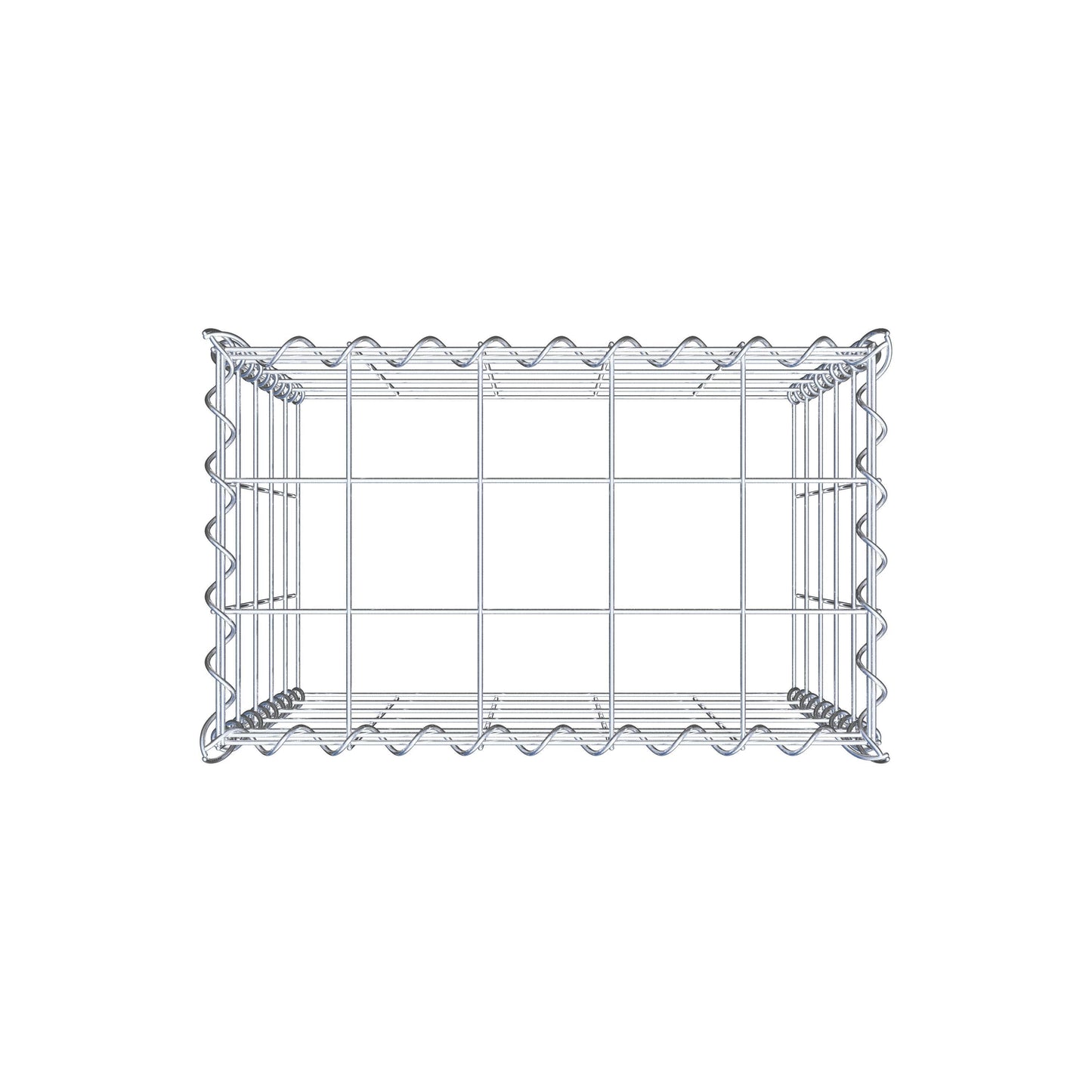 Gavión adicional tipo 3 50 cm x 50 cm x 30 cm (L x A x P), malla 10 cm x 10 cm, en espiral