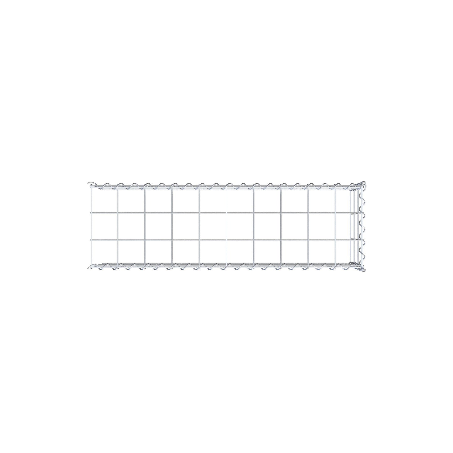 Gavión complementario tipo 4 100 cm x 30 cm x 30 cm (L x A x P), malla 10 cm x 10 cm, espiral