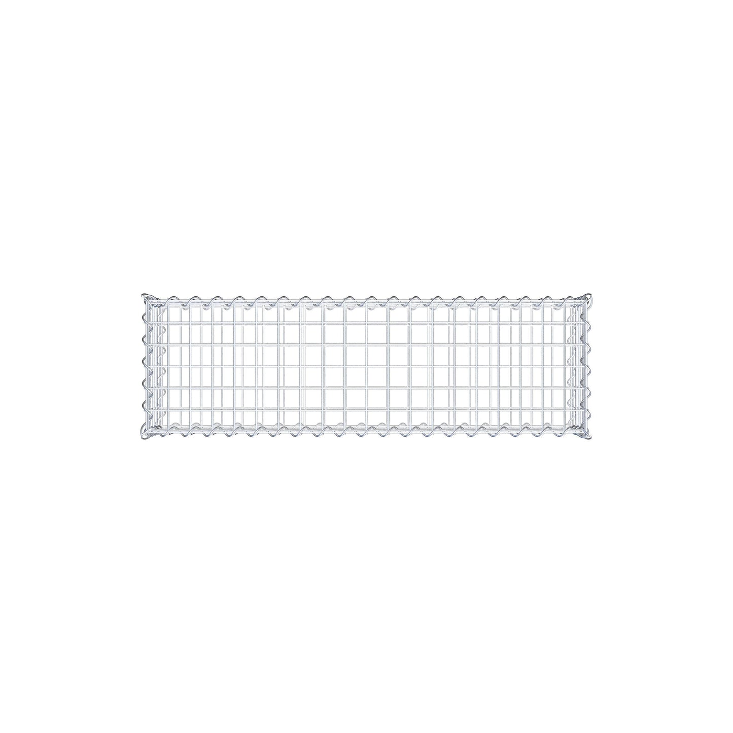 Gabion 100 cm x 20 cm x 30 cm (L x H x D), maskestørrelse 5 cm x 5 cm, spiral
