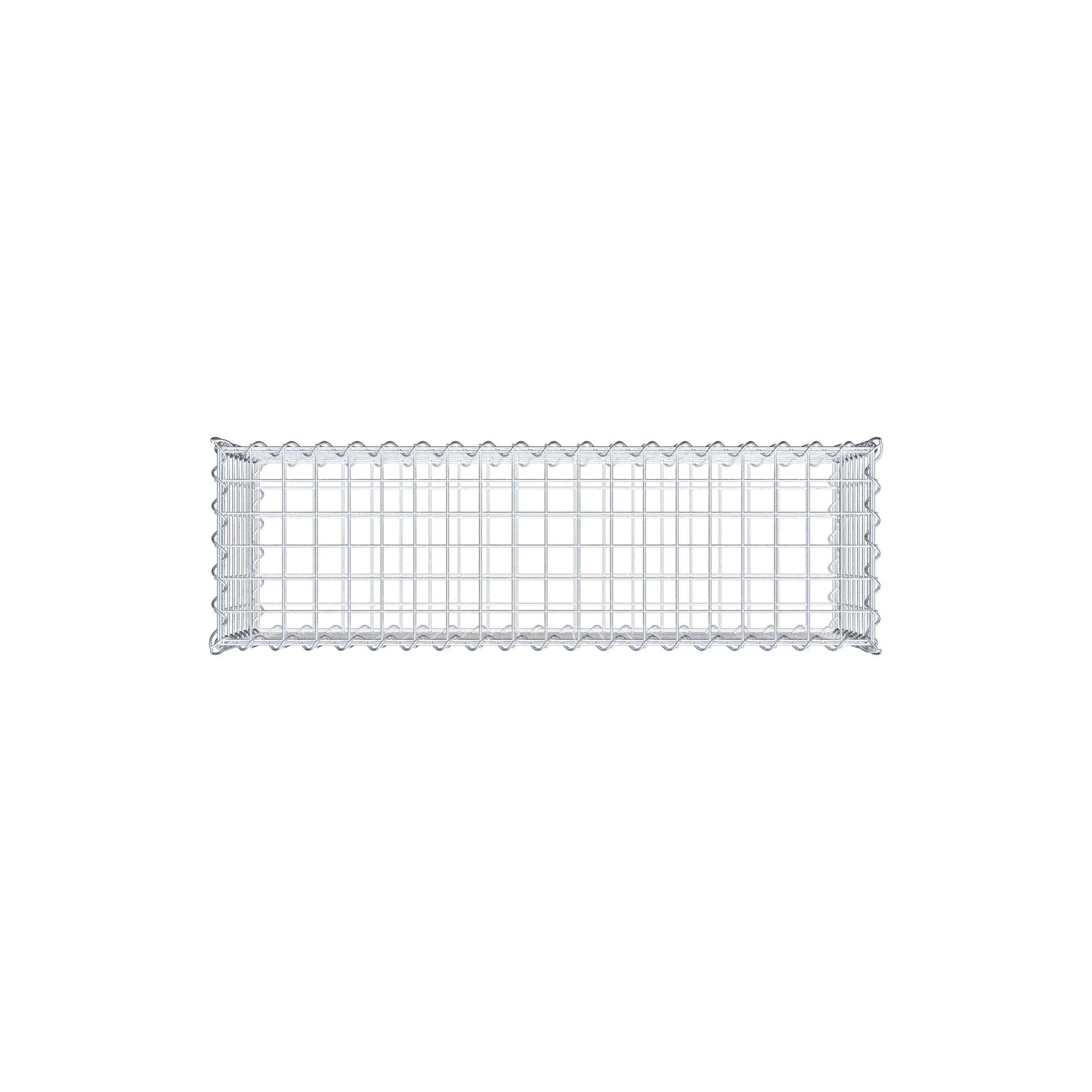 Gabion 100 cm x 40 cm x 30 cm (L x H x D), maskstorlek 5 cm x 5 cm, spiral