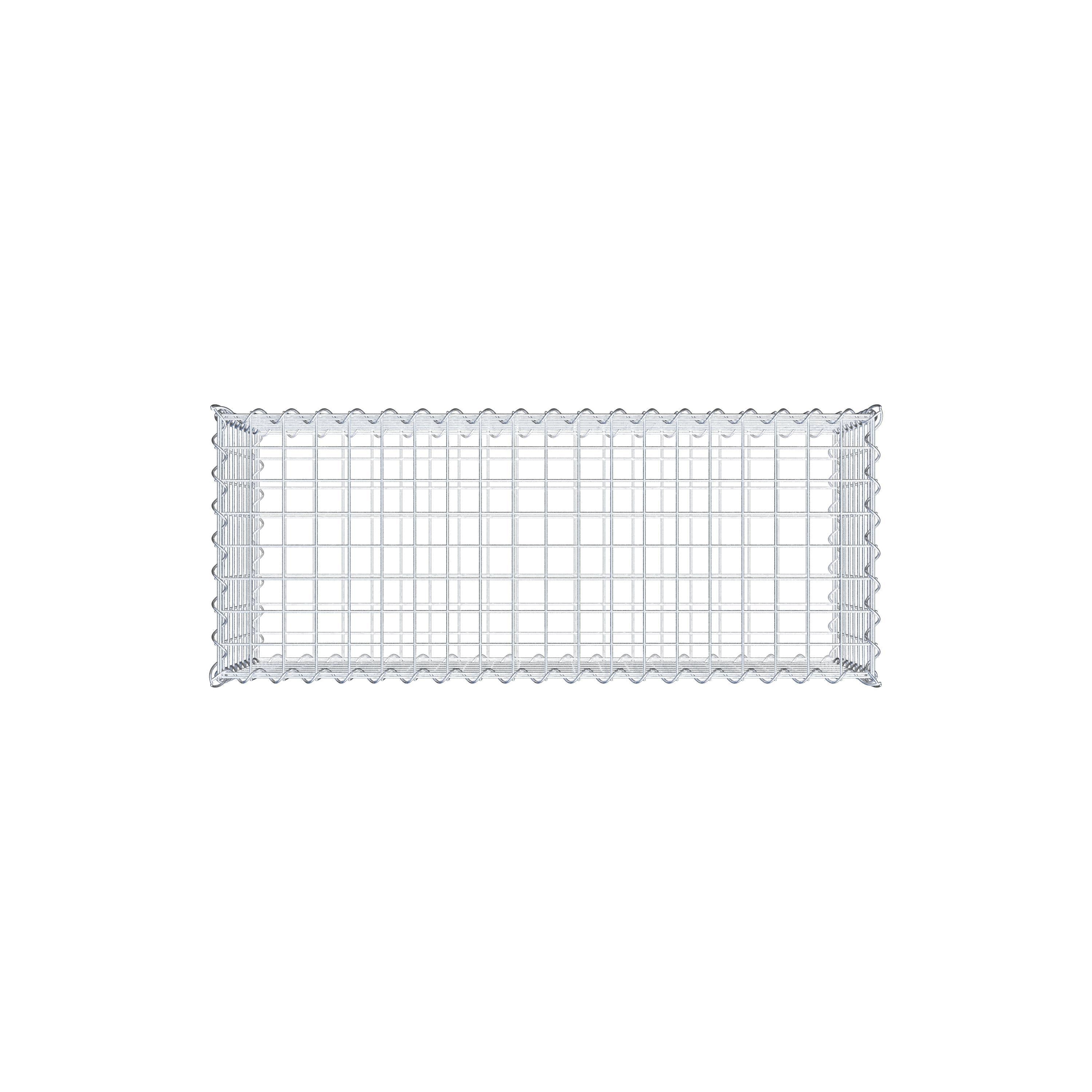 Gabion 100 cm x 40 cm x 40 cm (L x H x D), maskestørrelse 5 cm x 5 cm, spiral