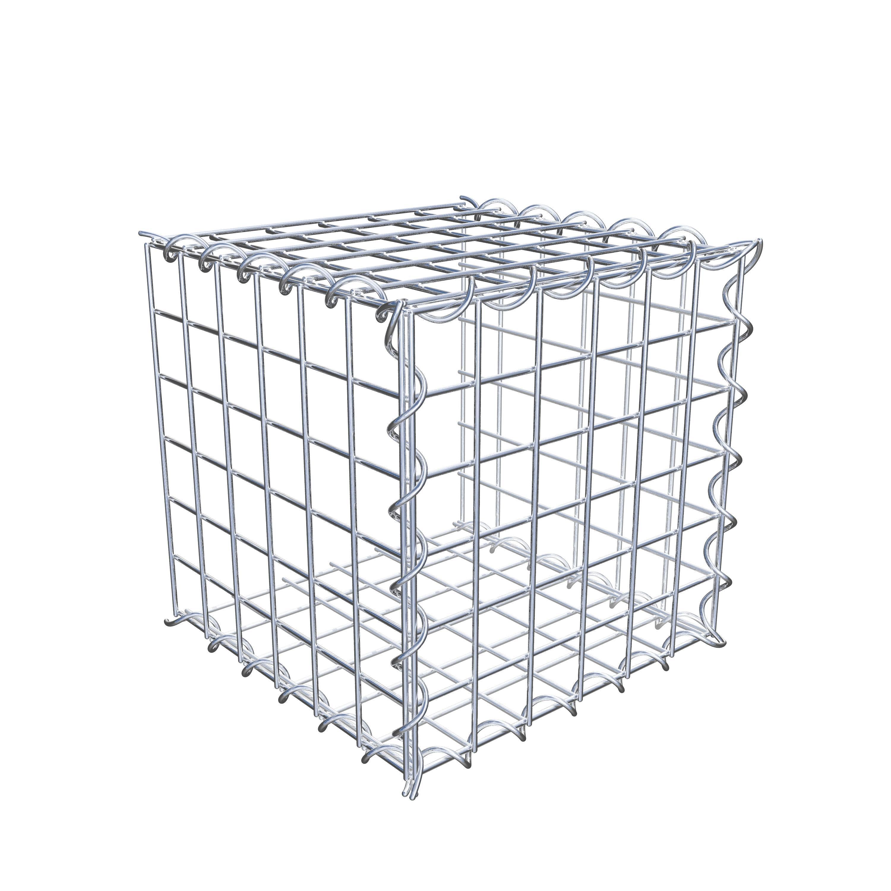 Grown-on gabion type 2 30 cm x 30 cm x 30 cm (L x H x D), mesh size 5 cm x 5 cm, spiral