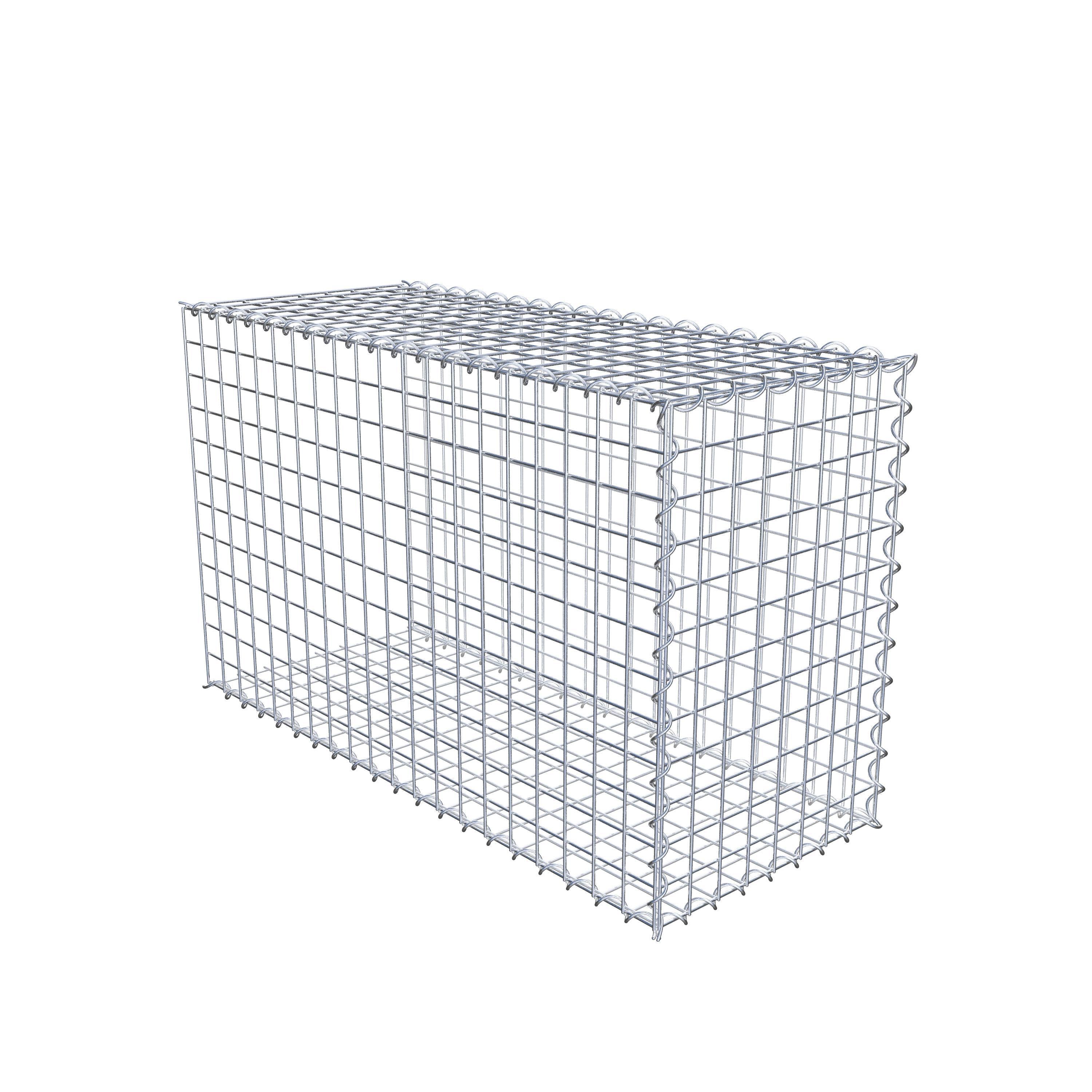 Gabion rapporté type 2 100 cm x 60 cm x 40 cm (L x H x P), mailles 5 cm x 5 cm, spirale