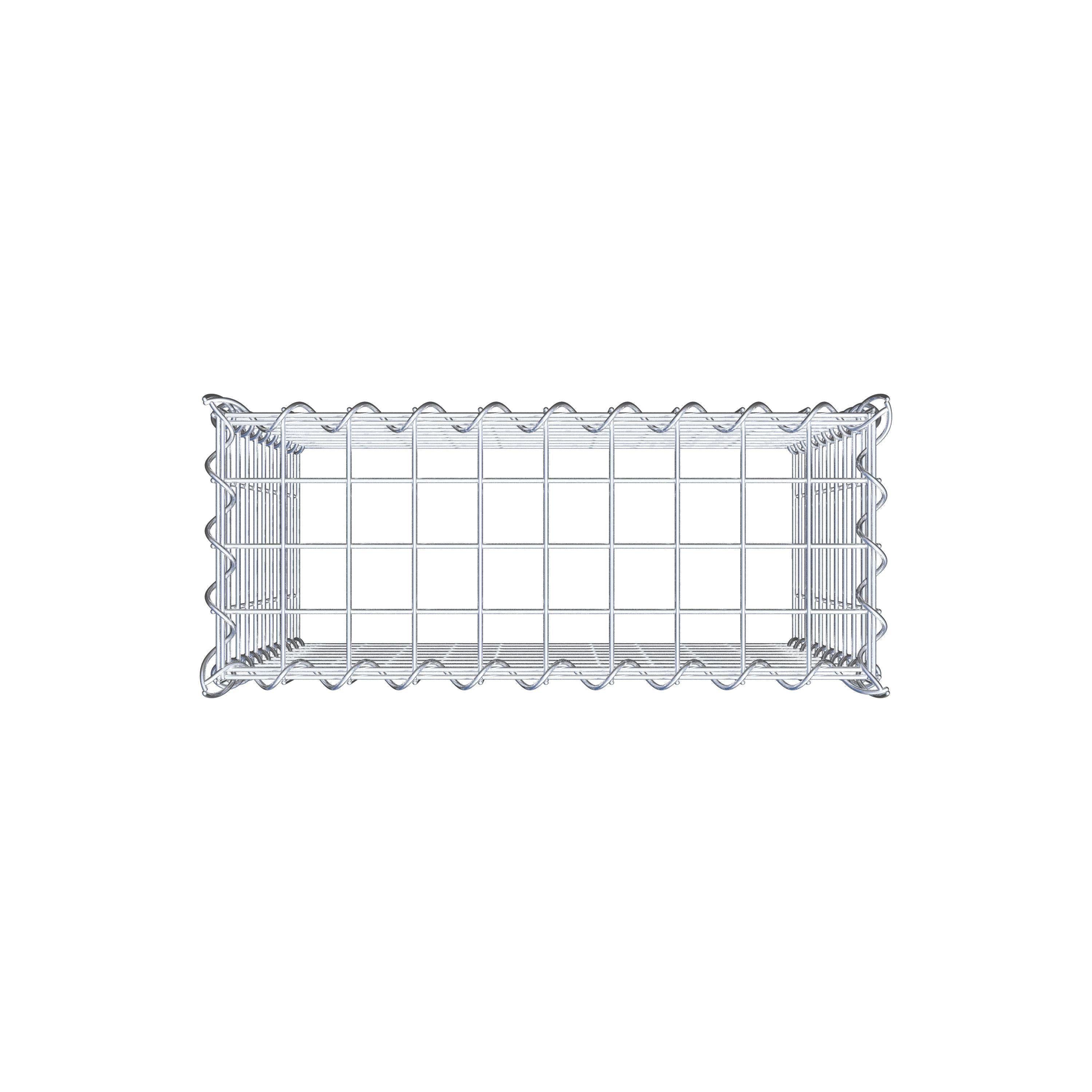 Grown-on gabion type 3 50 cm x 50 cm x 20 cm (L x H x D), mesh size 5 cm x 5 cm, spiral