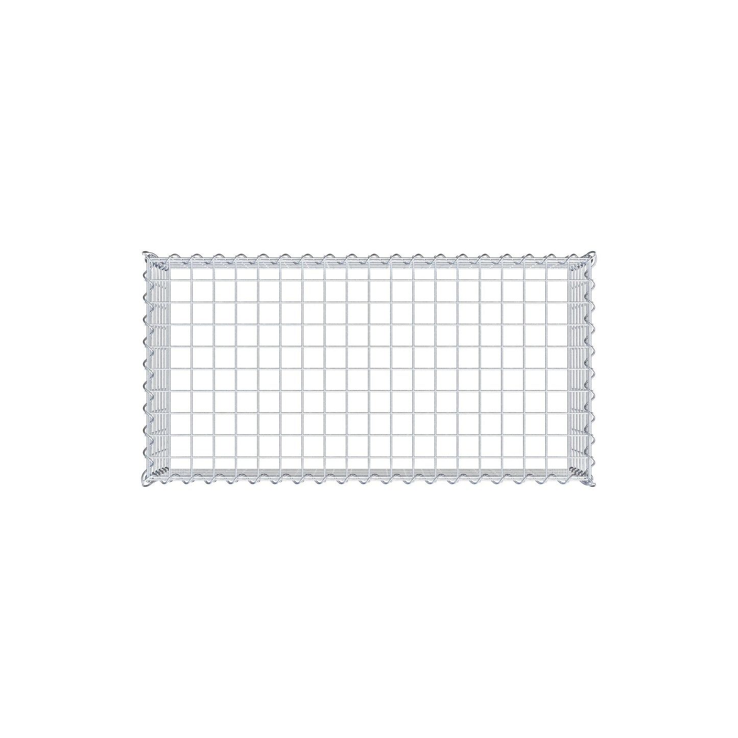 Grown-on gabion type 3 100 cm x 30 cm x 50 cm (L x H x D), mesh size 5 cm x 5 cm, spiral