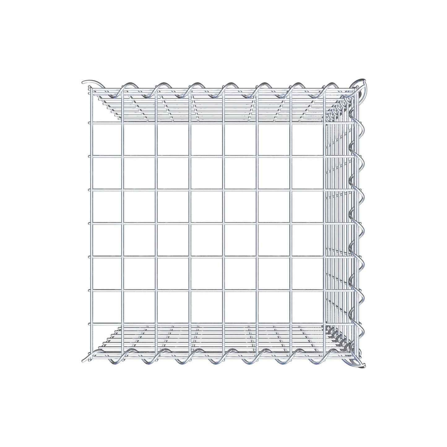 Extra gabion typ 4 40 cm x 40 cm x 40 cm (L x H x D), maskstorlek 5 cm x 5 cm, spiral