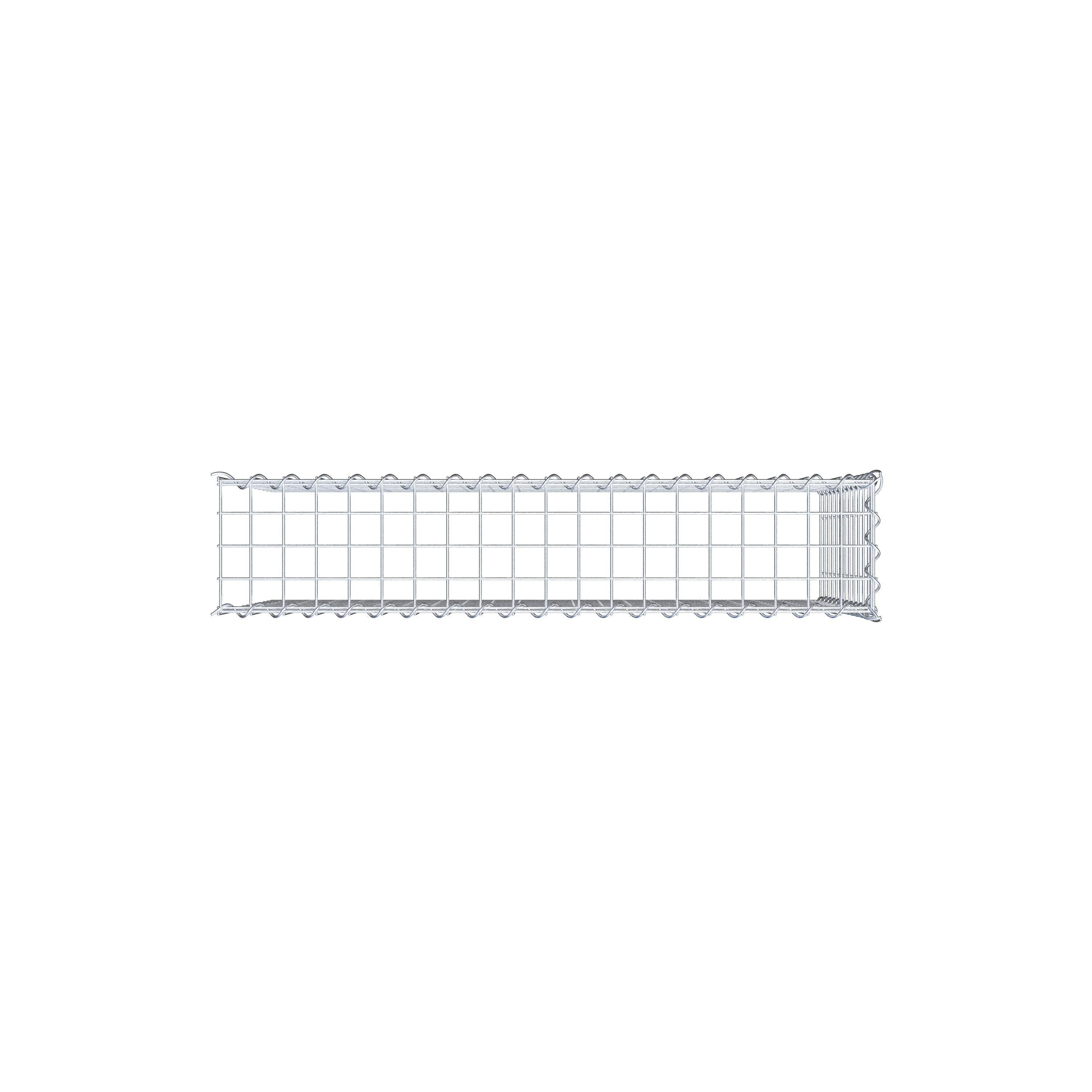Extra gabion typ 4 100 cm x 60 cm x 20 cm (L x H x D), maskstorlek 5 cm x 5 cm, spiral