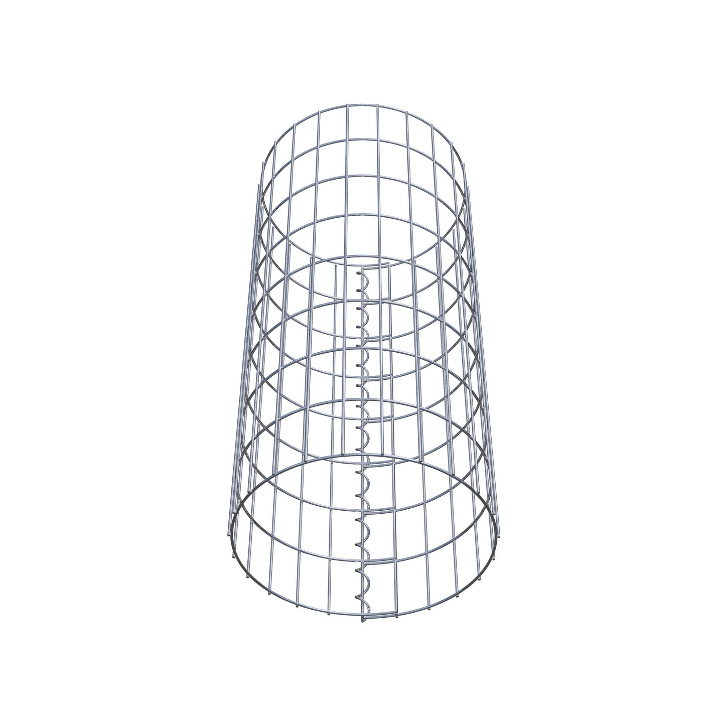 Colonne de gabion ronde 37 cm de diamètre, 80 cm de hauteur, maille 5 cm x 10 cm