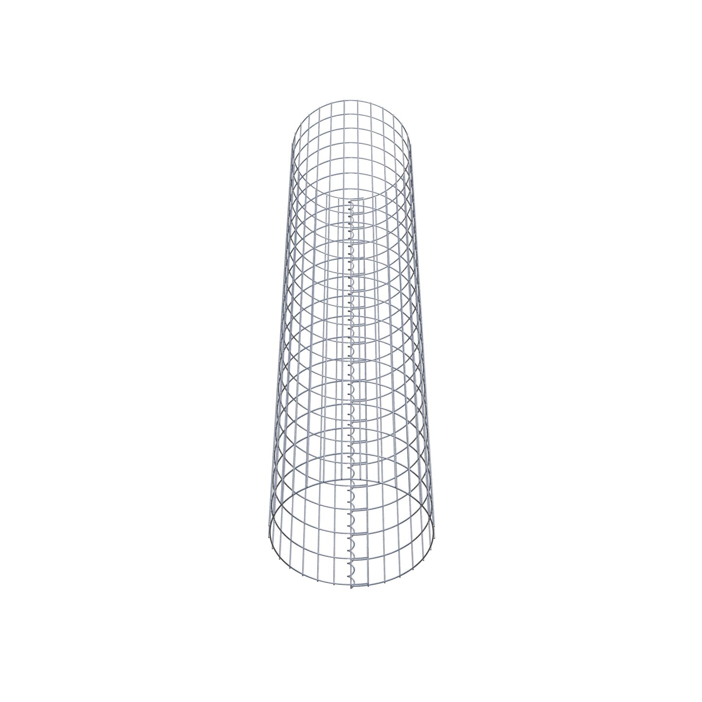Colonne de gabion ronde 47 cm de diamètre, 200 cm de hauteur, mailles 5 cm x 10 cm