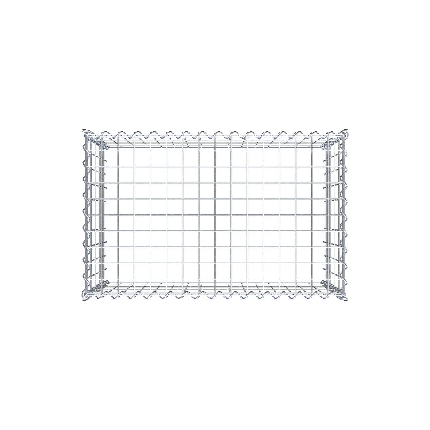 Gabion rapporté type 3 80 cm x 50 cm x 50 cm (L x H x P), mailles 5 cm x 10 cm, spirale