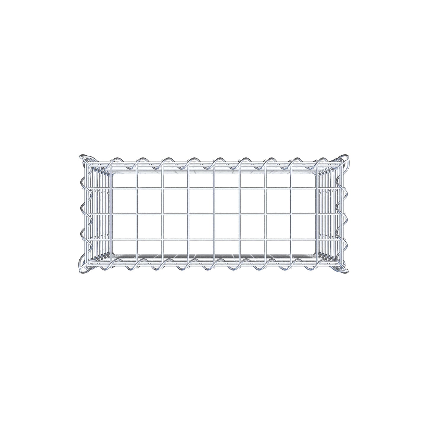 Gabbione aggiuntivo tipo 3 50 cm x 40 cm x 20 cm (L x H x P), dimensione maglia 5 cm x 5 cm, a spirale