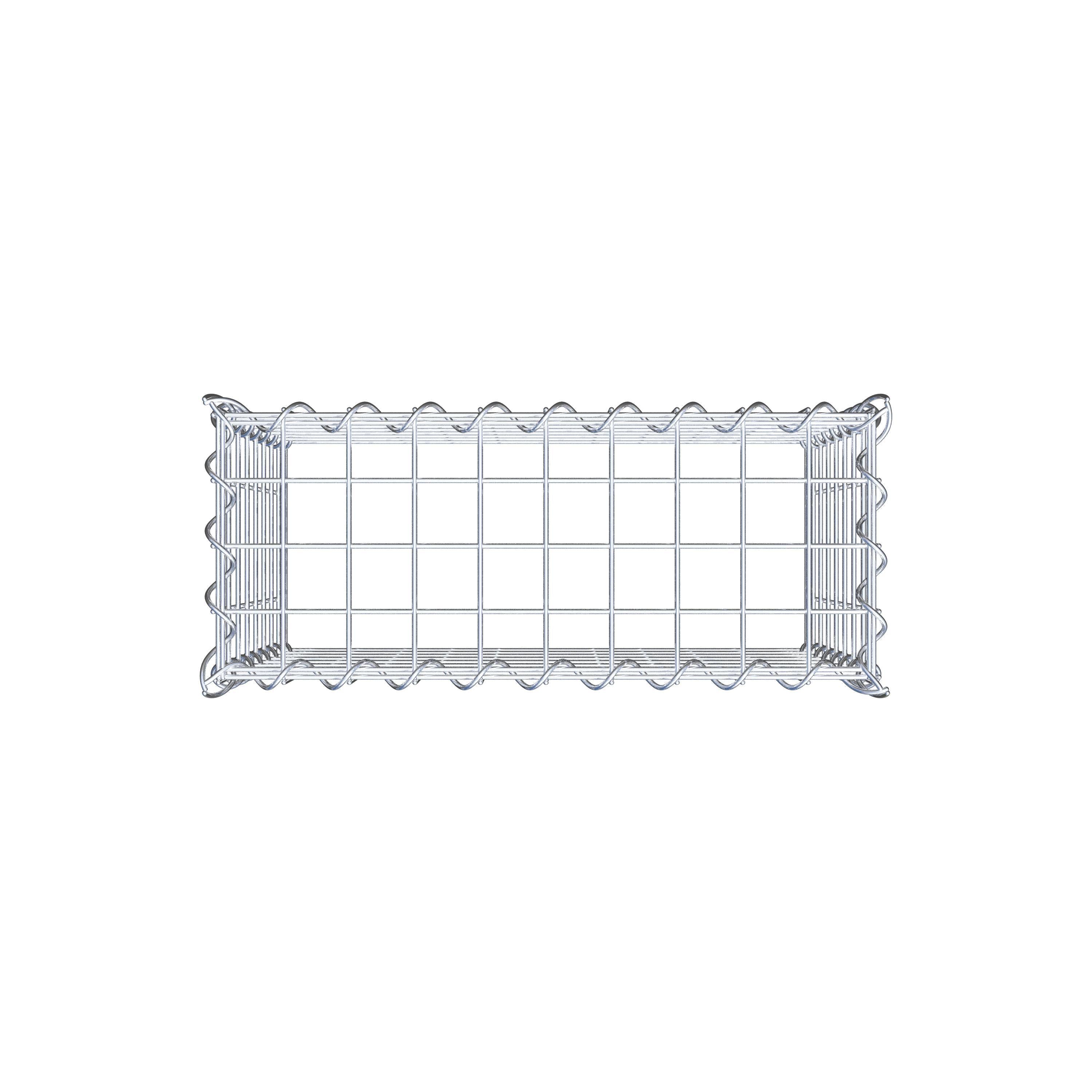 Gabion rapporté type 3 50 cm x 40 cm x 20 cm (L x H x P), mailles 5 cm x 5 cm, spirale