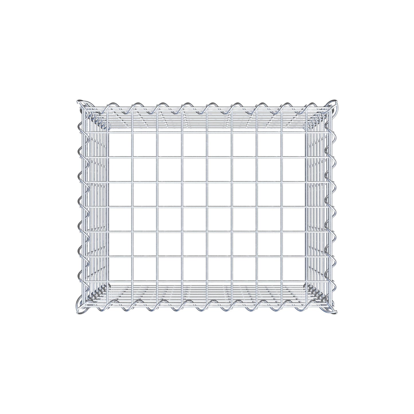 Opvokset gabion type 3 50 cm x 40 cm x 40 cm (L x H x D), maskestørrelse 5 cm x 5 cm, spiral