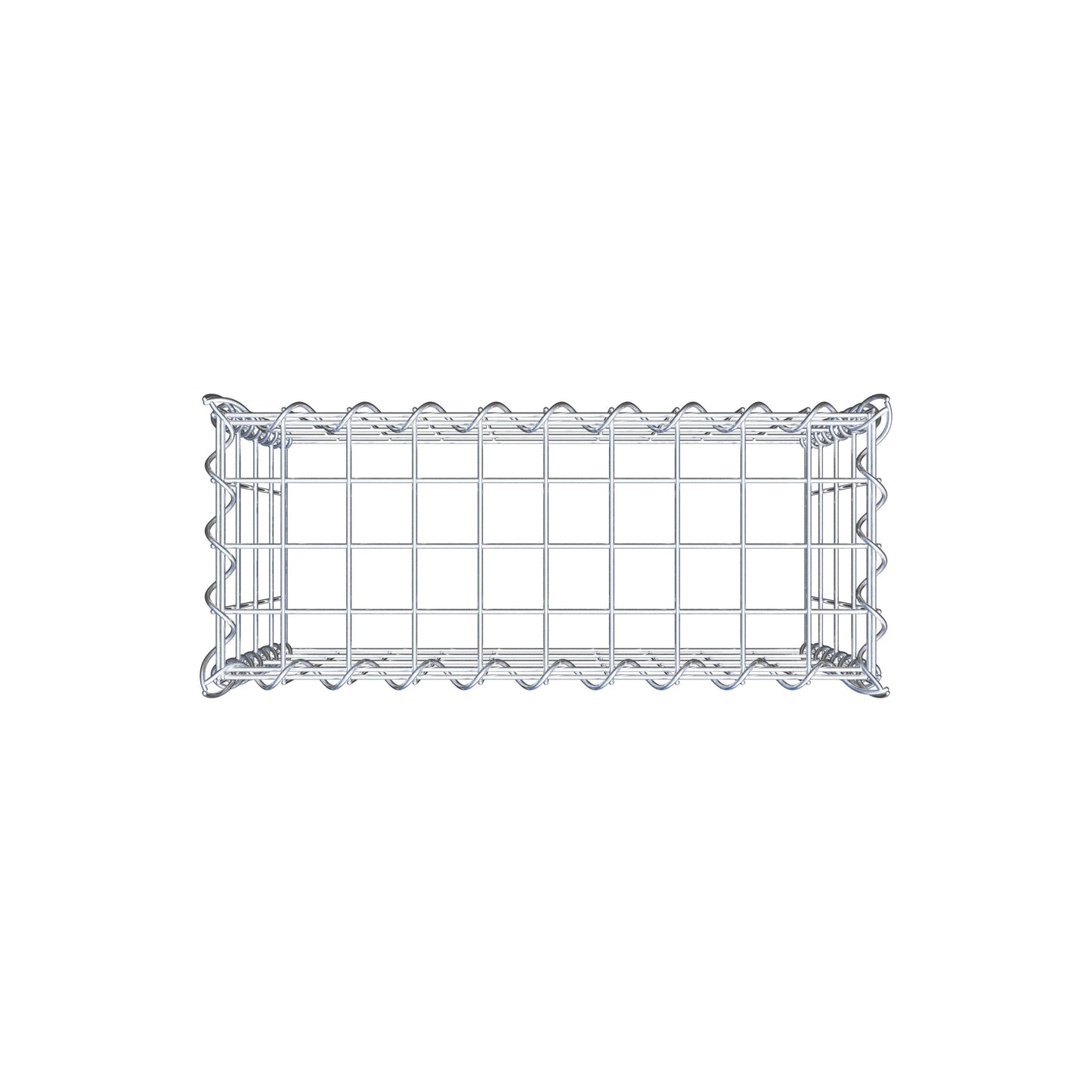 Anbaugabione Typ 3 50 cm x 40 cm x 20 cm (L x H x T), Maschenweite 5 cm x 10 cm, Spirale