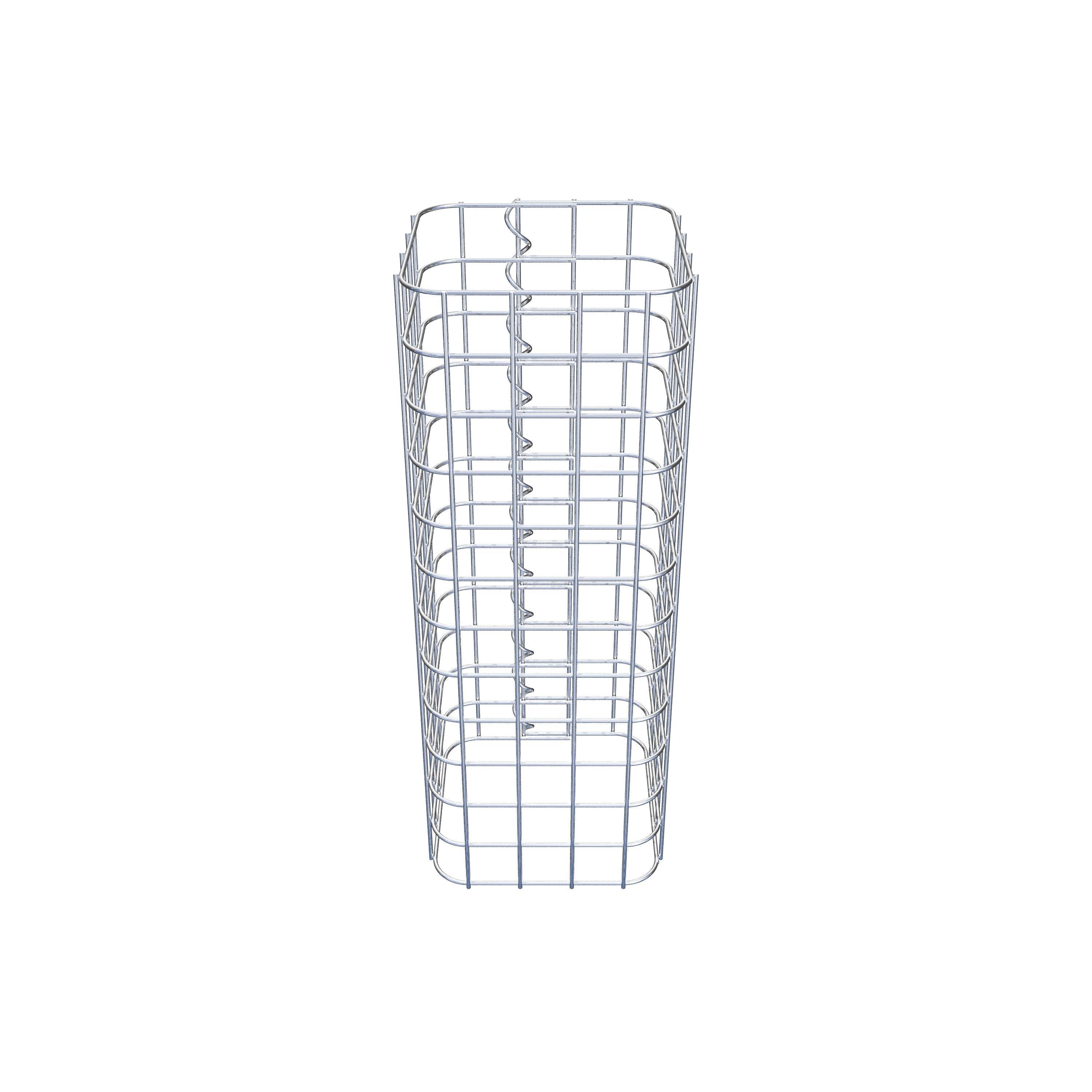 Gabionpelare 22 x 22 cm MW 5 x 5 cm kvadrat