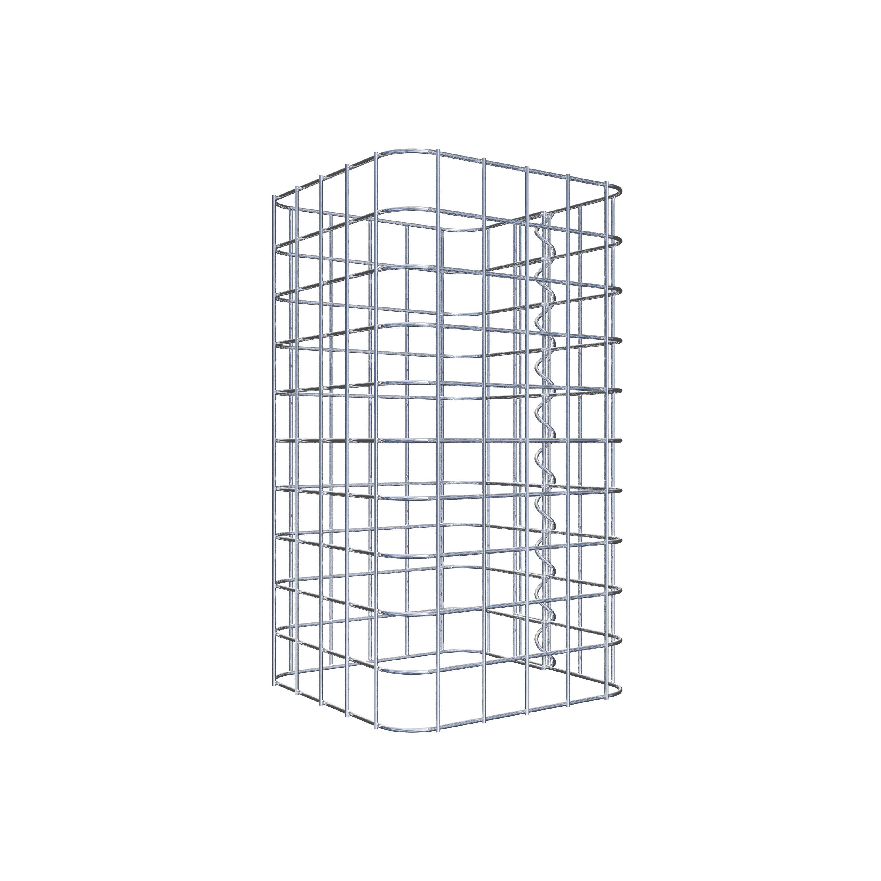 Gabionpelare 27 x 27 cm MW 5 x 5 cm kvadrat