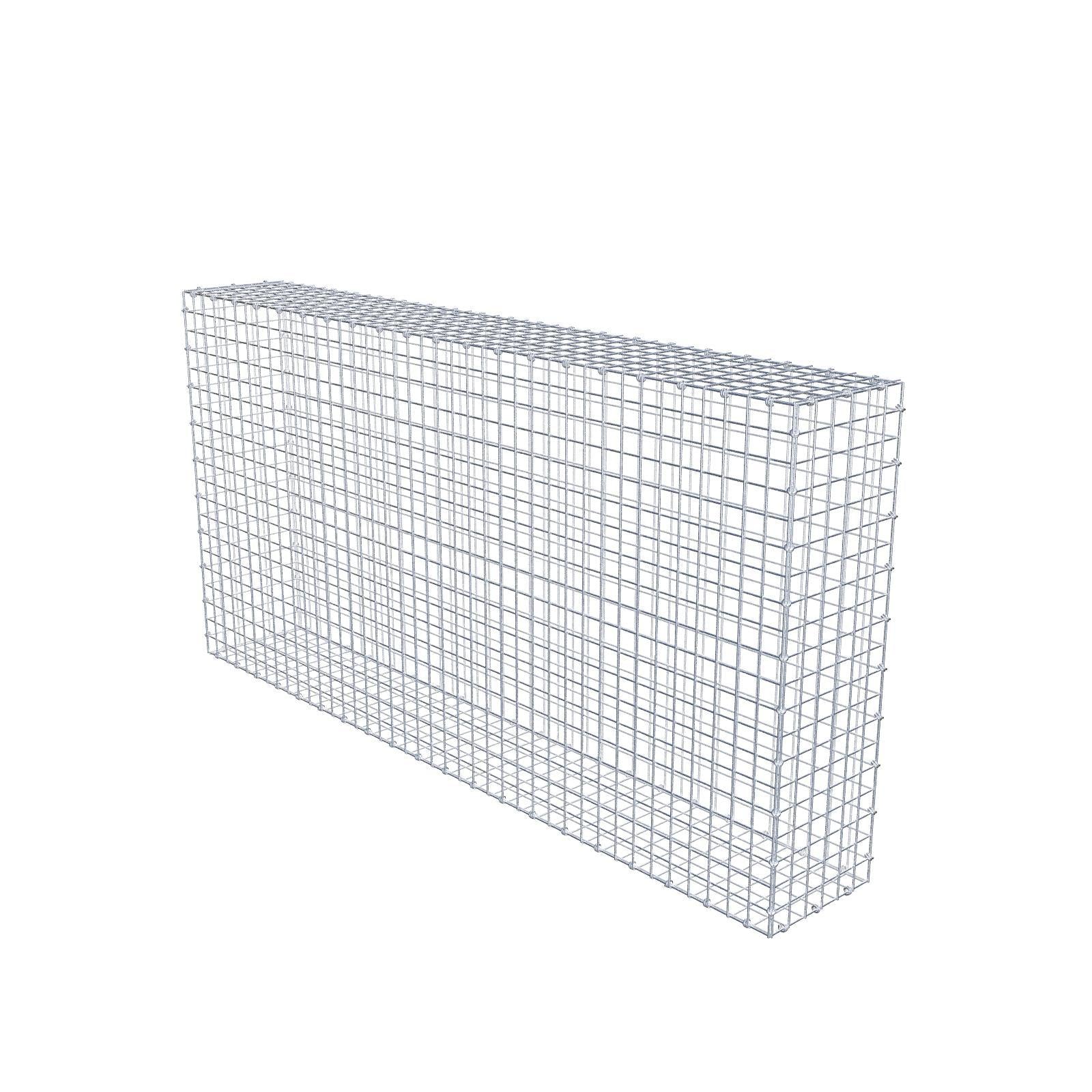 Gabion 200 cm x 100 cm x 30 cm (L x H x P), mailles 5 x 5 cm, anneau en spirale
