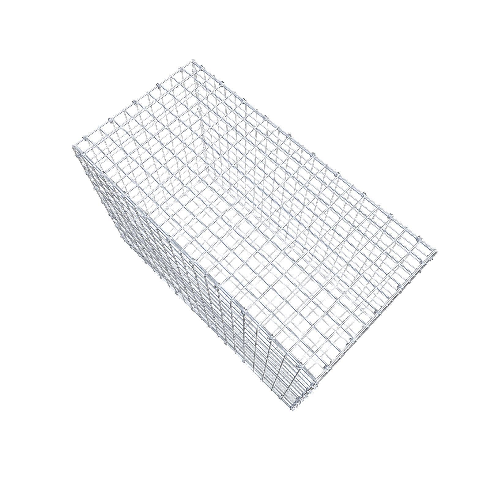 Gabion 100 cm x 70 cm x 50 cm (L x H x D), mesh size 5 x 5 cm, spiral ring