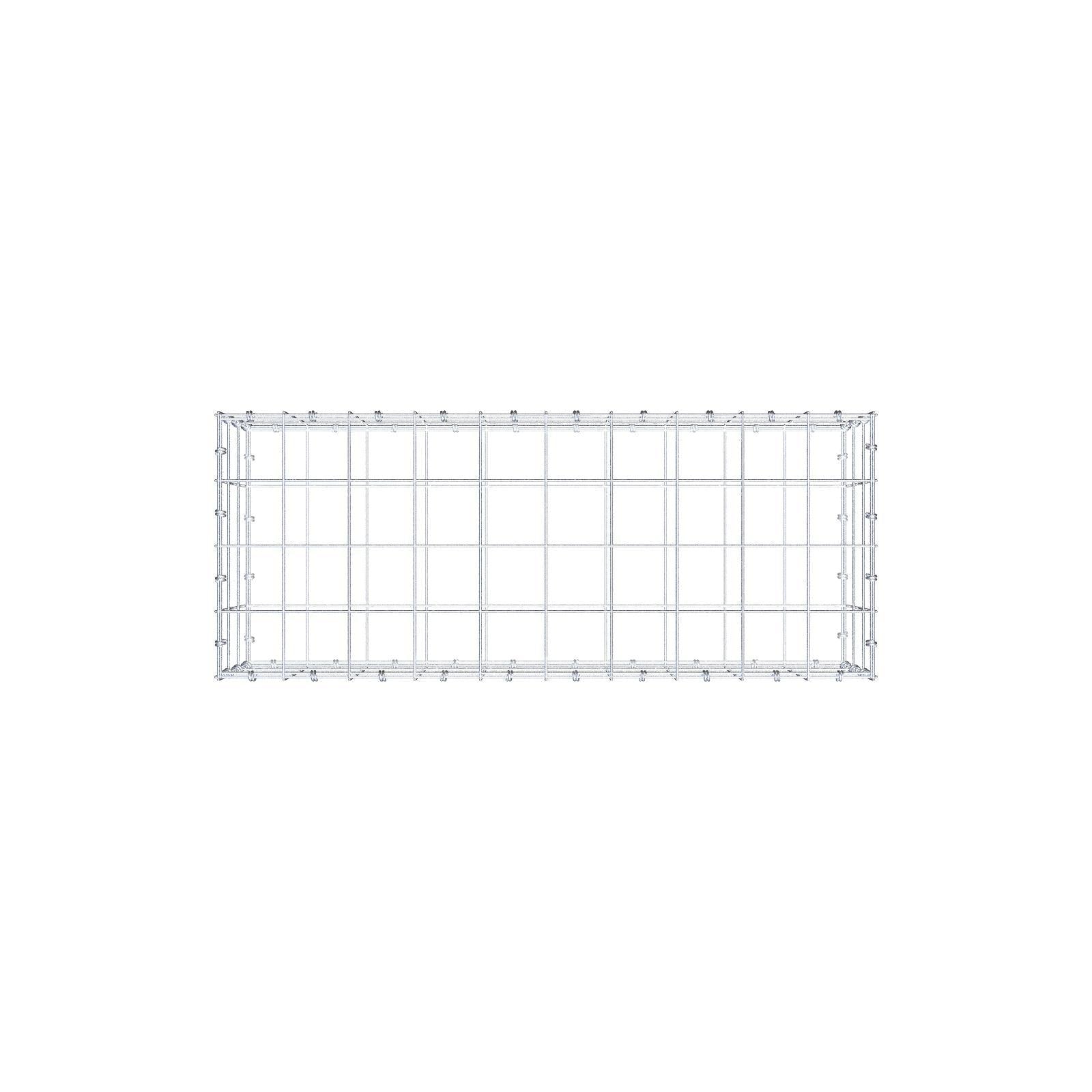 Gabion 100 cm x 30 cm x 40 cm (L x H x D), mesh size 10 x 10 cm, spiral ring