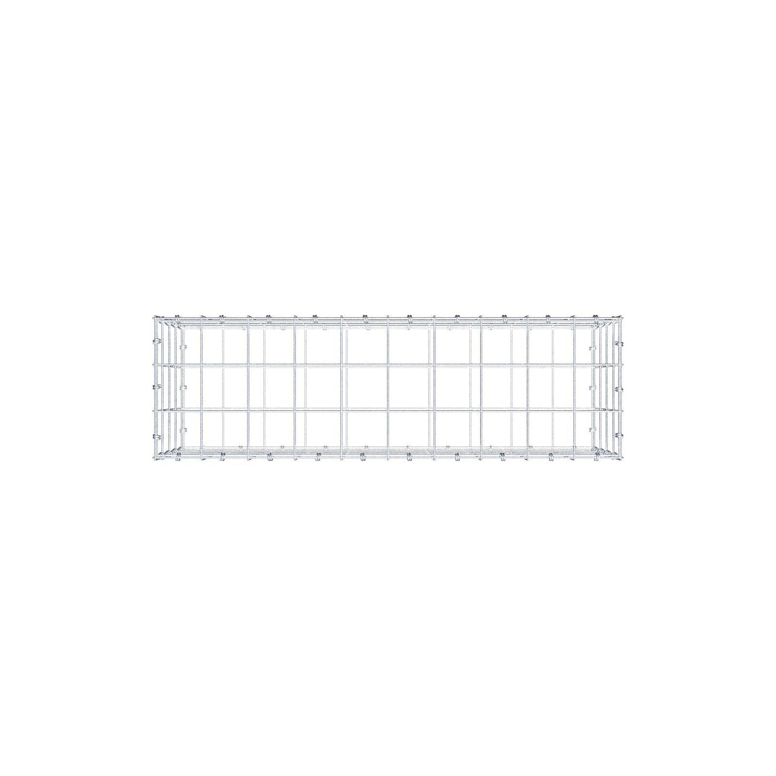 Gabion 100 cm x 40 cm x 30 cm (L x H x D), mesh size 10 x 10 cm, spiral ring