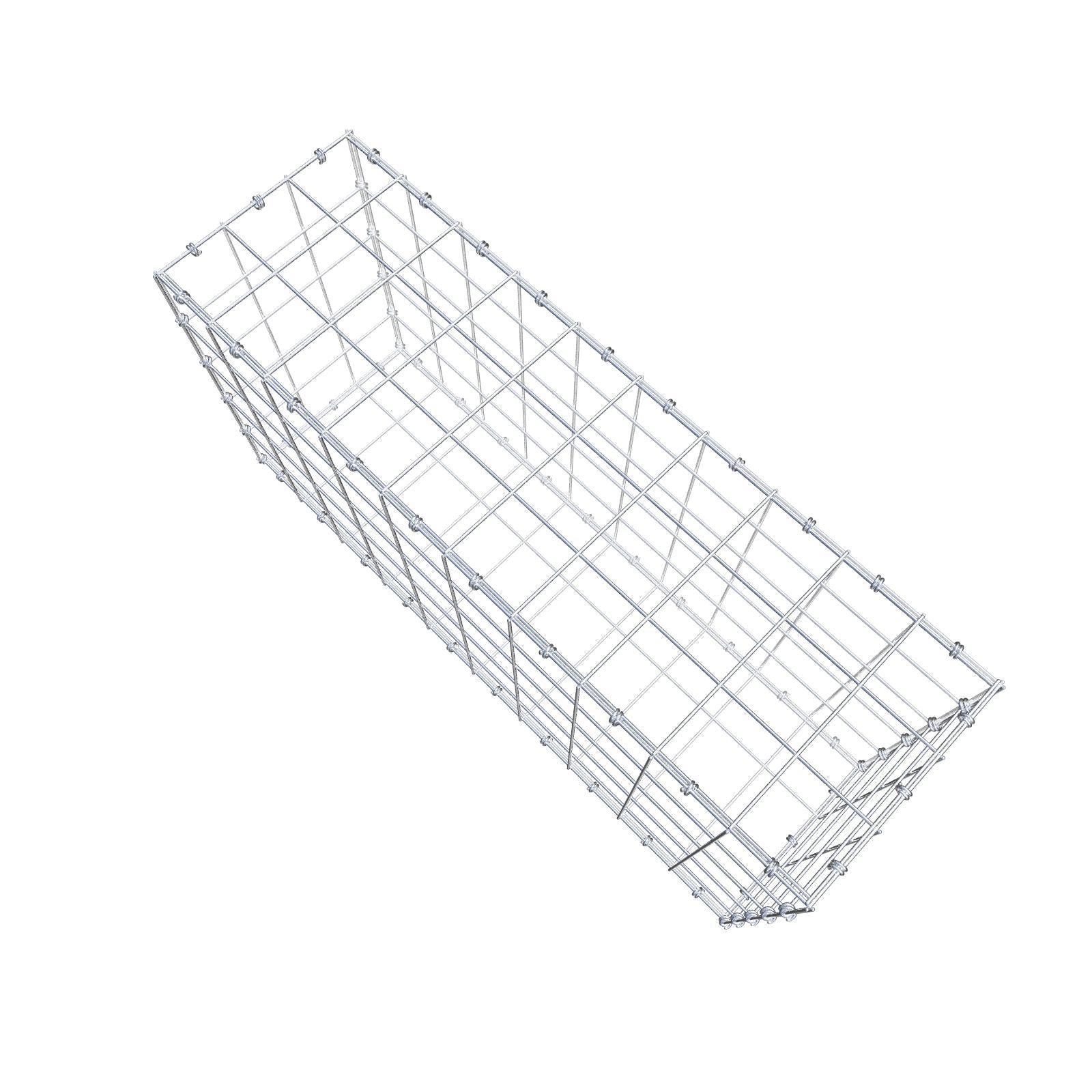 Gabion 100 cm x 50 cm x 30 cm (L x H x D), mesh size 10 x 10 cm, spiral ring