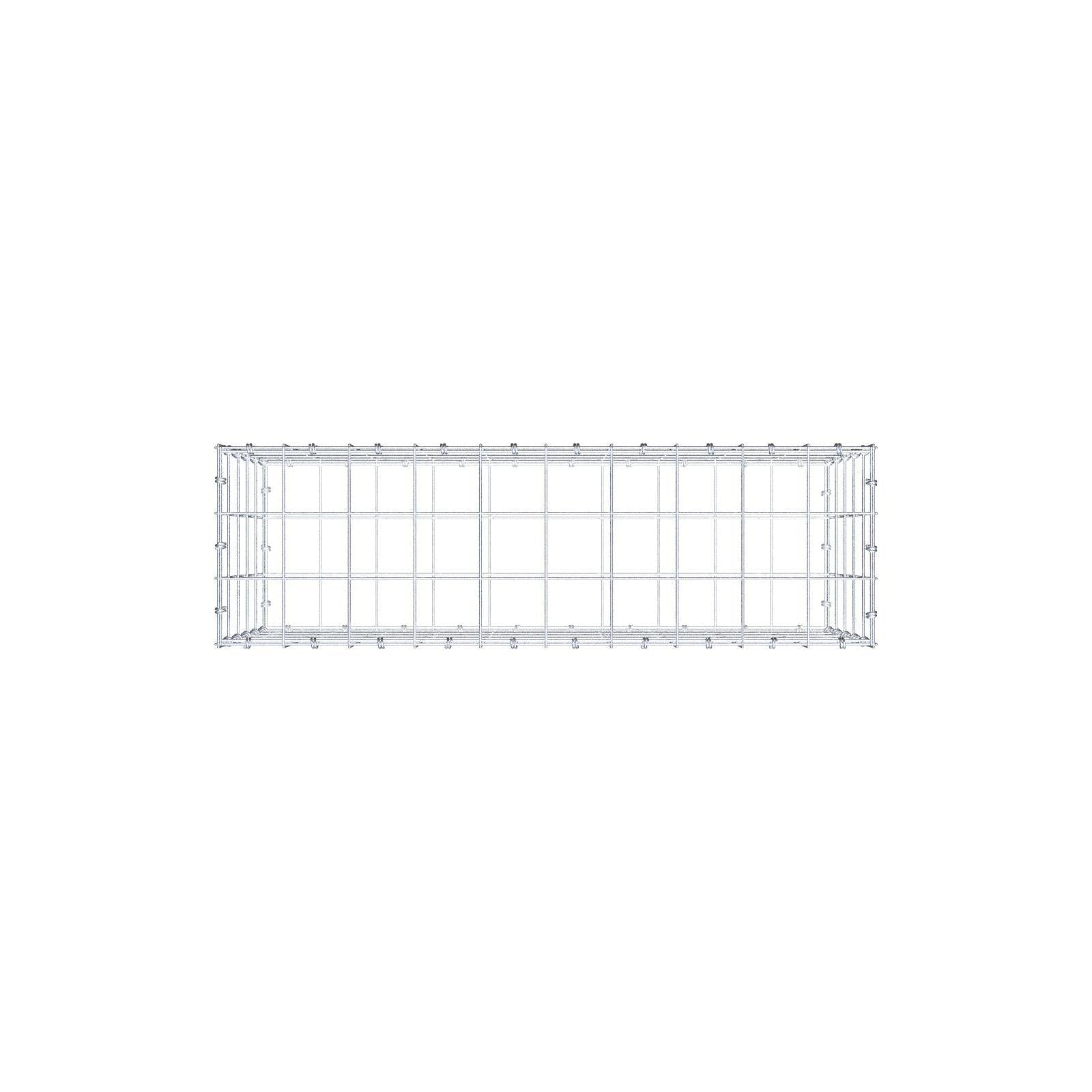 Gabion 100 cm x 50 cm x 30 cm (L x H x D), mesh size 10 x 10 cm, spiral ring
