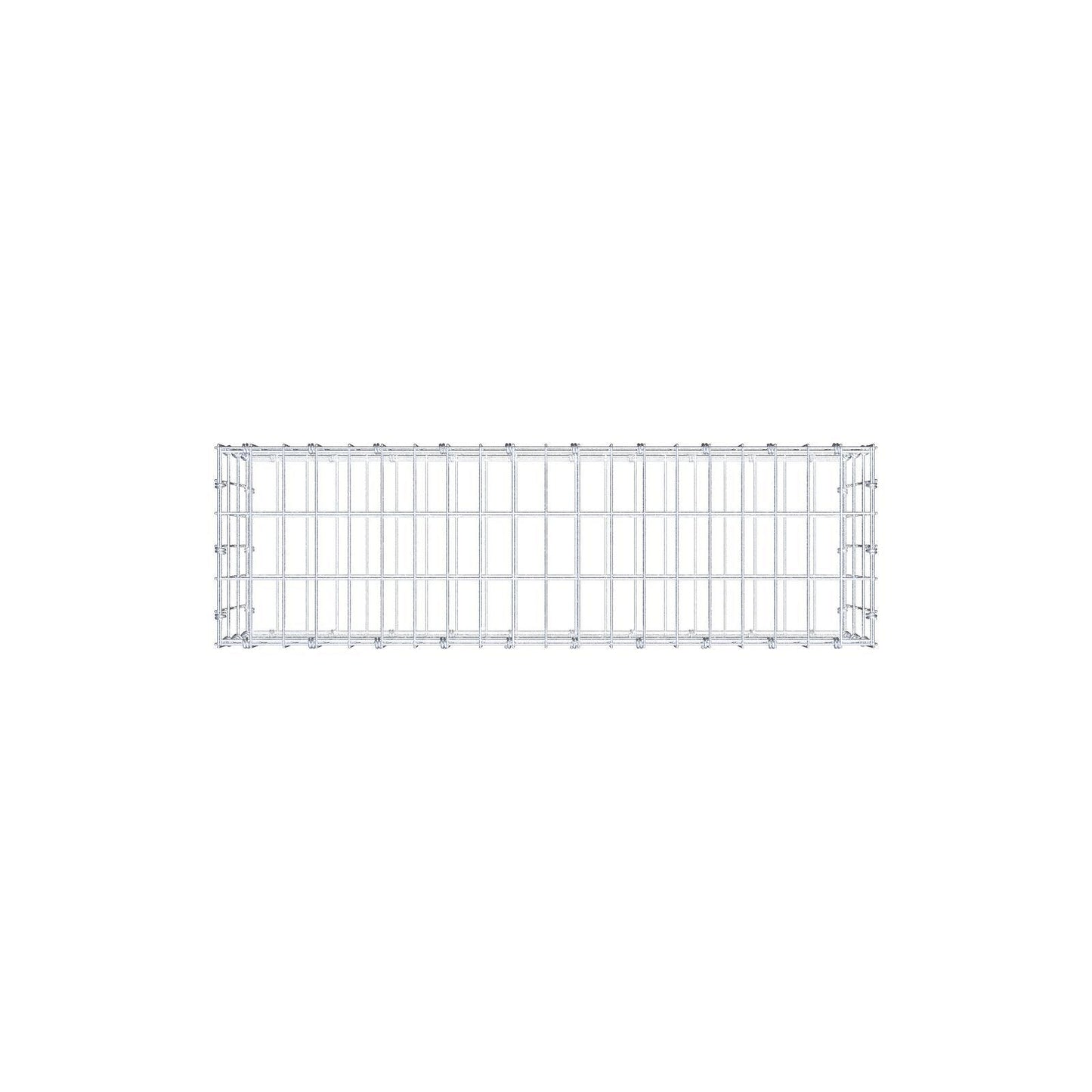 Gabion 100 cm x 30 cm x 30 cm (L x H x D), mesh size 5 x 10 cm, spiral ring