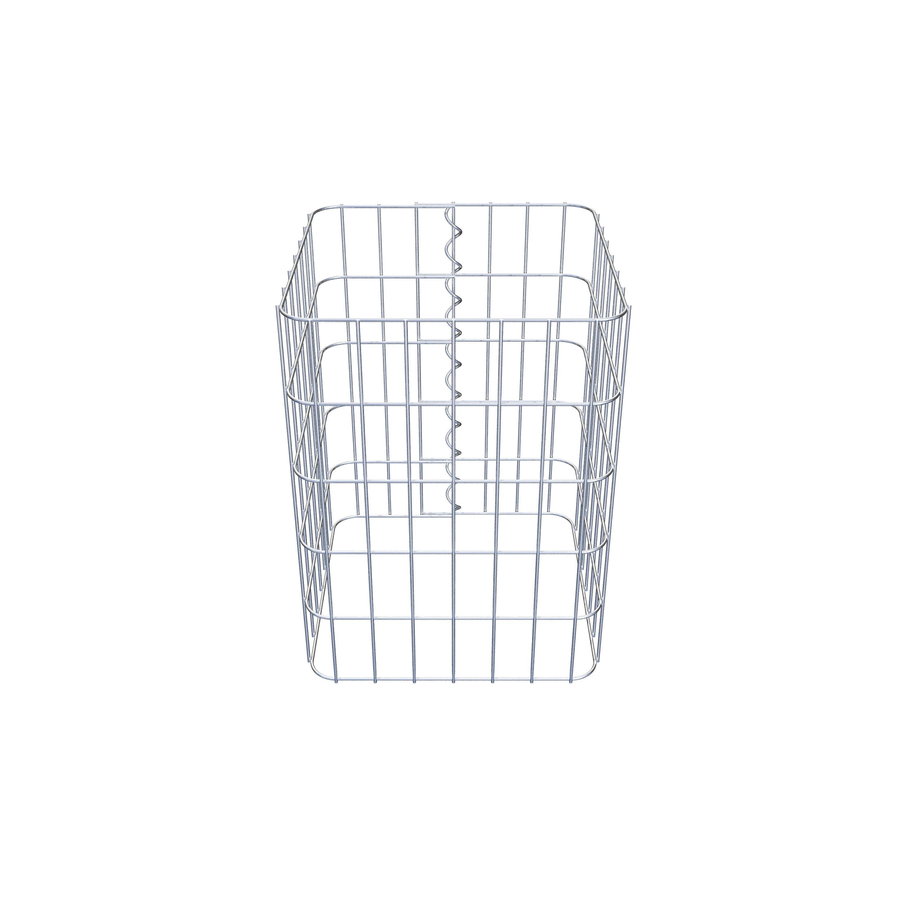 Gabionpelare 37 x 37 cm, MW 5 x 10 cm kvadrat