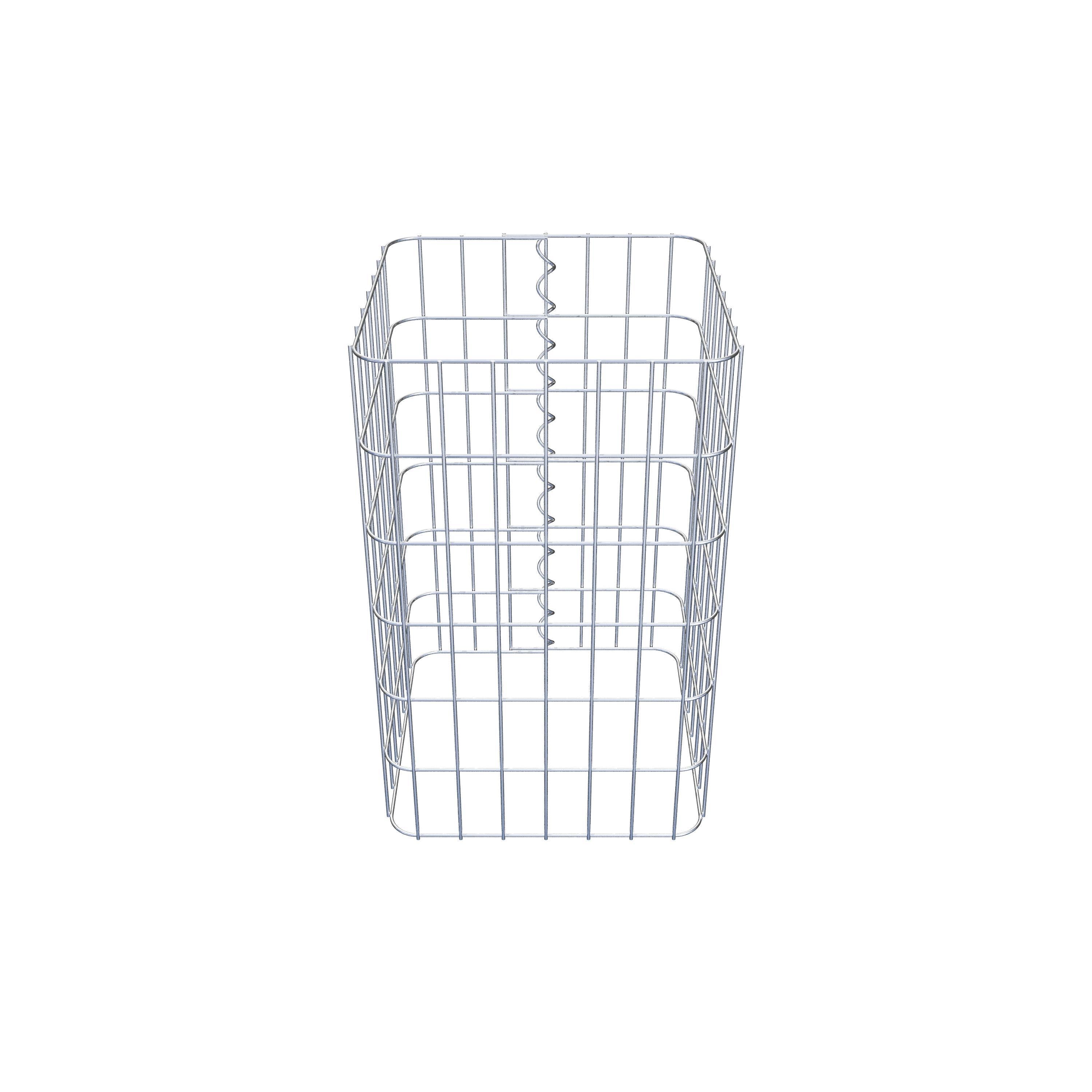 Gabionpelare 37 x 37 cm, MW 5 x 10 cm kvadrat
