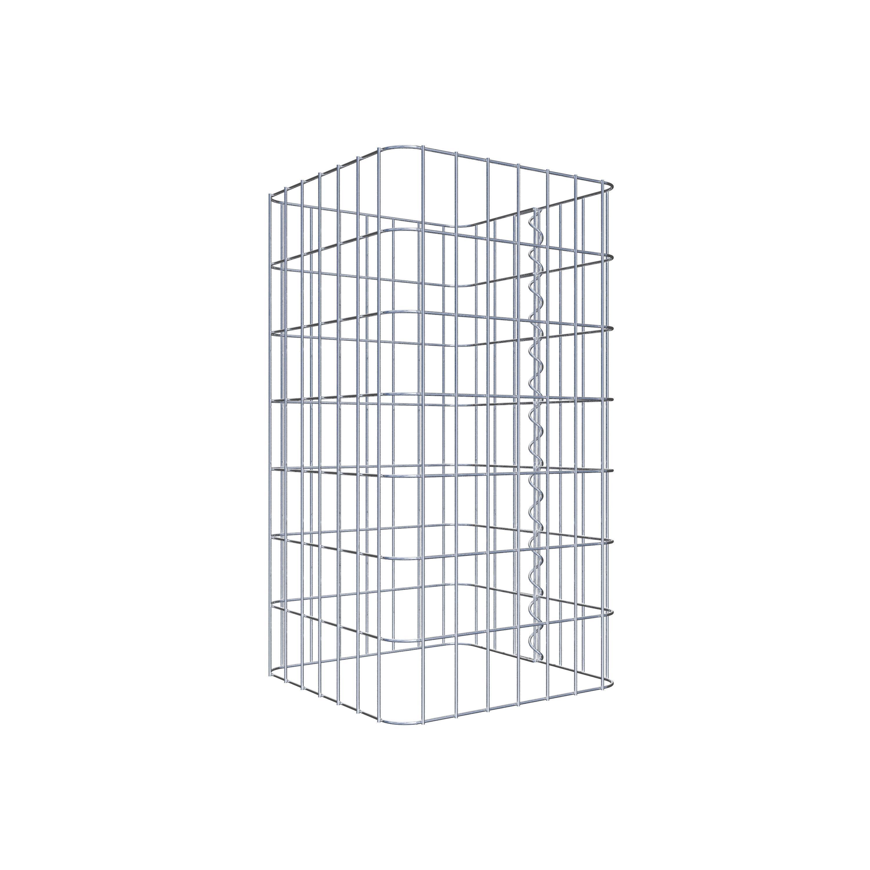 Gabionpelare 37 x 37 cm, MW 5 x 10 cm kvadrat