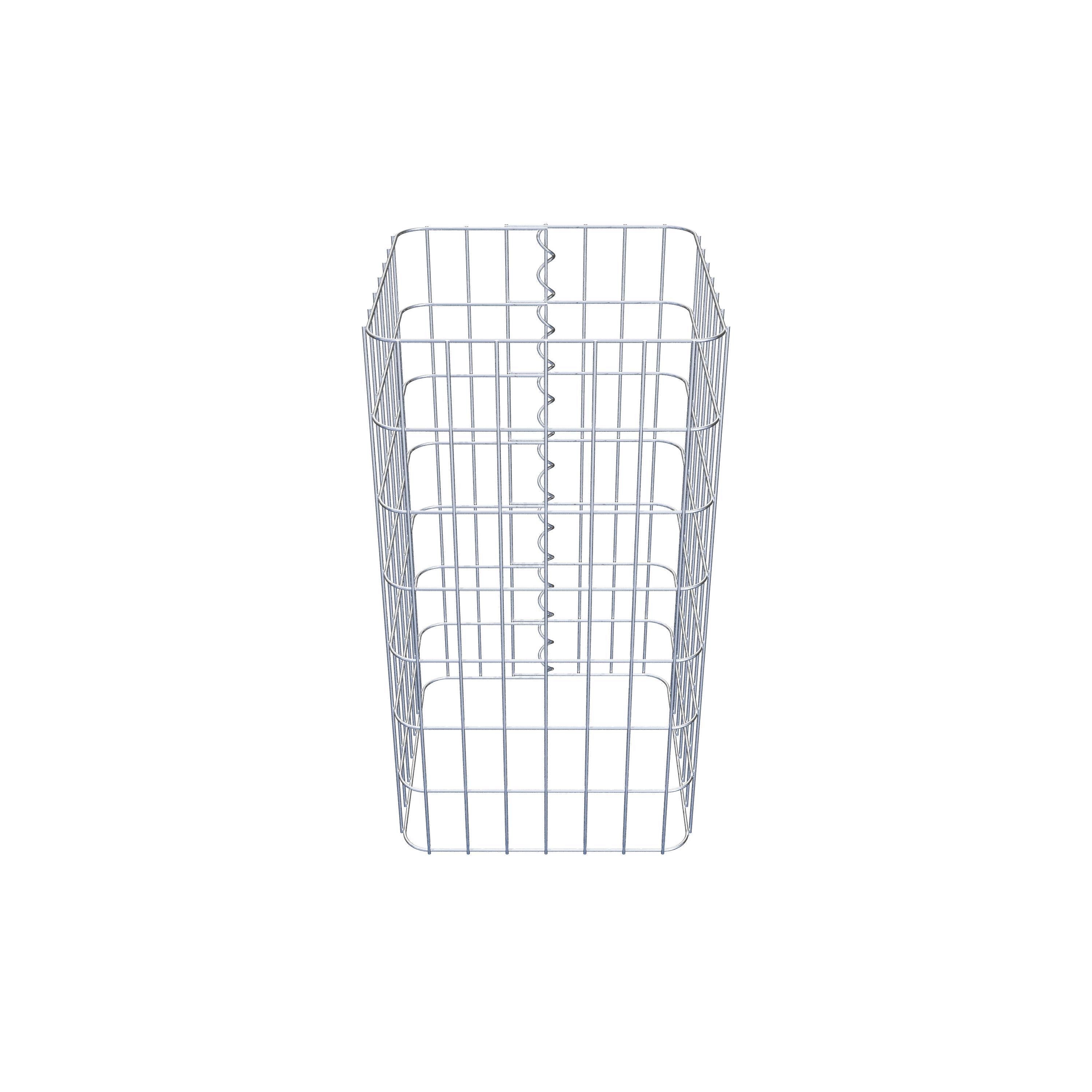 Gabionpelare 37 x 37 cm, MW 5 x 10 cm kvadrat