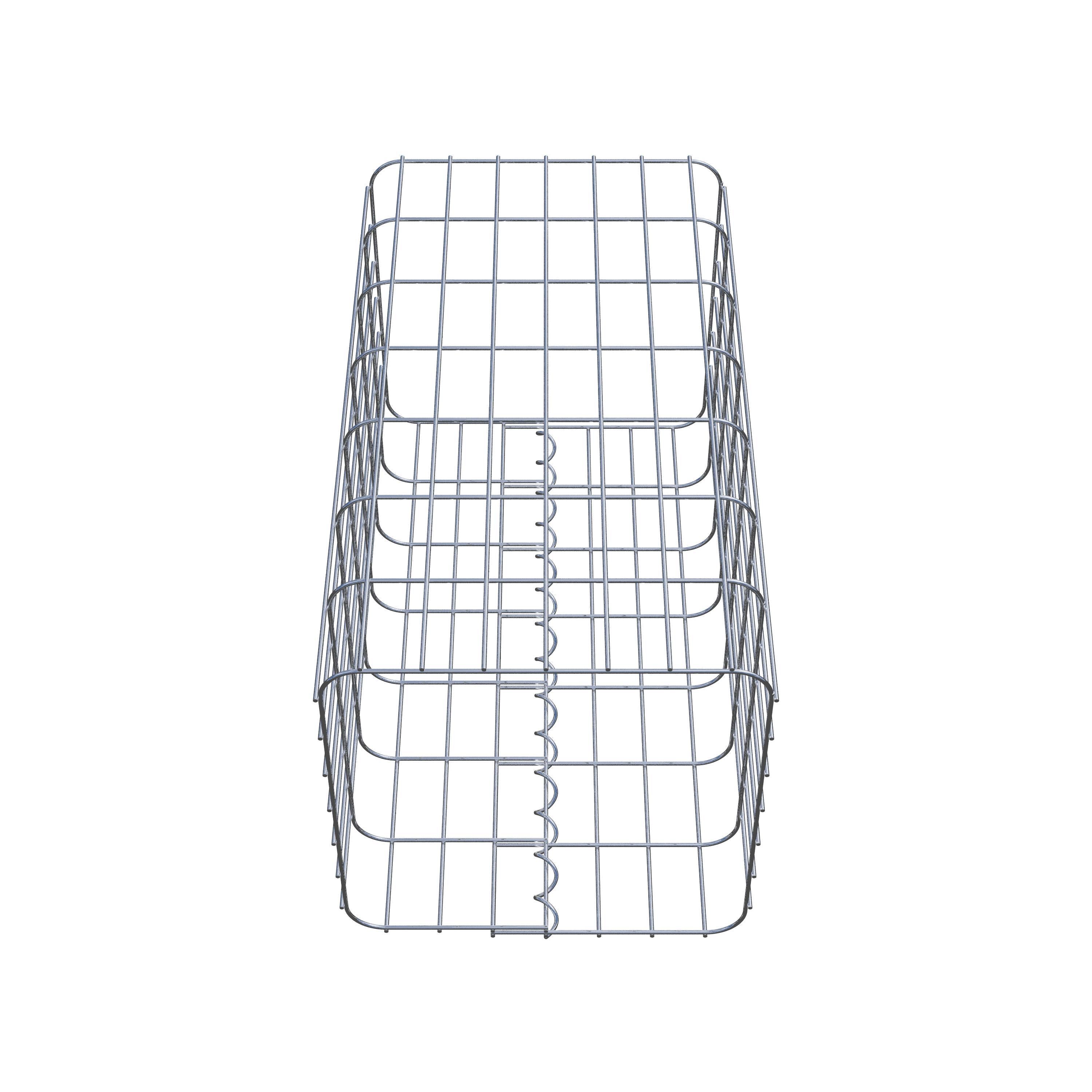 Gabionpelare 37 x 37 cm, MW 5 x 10 cm kvadrat