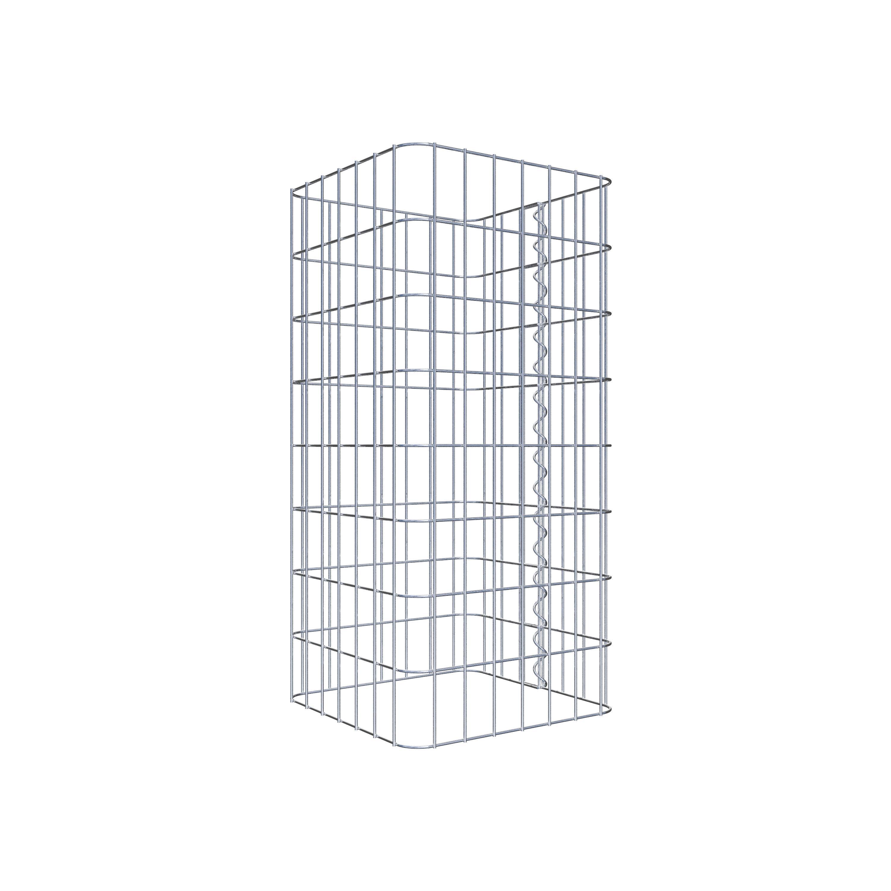 Gabionpelare 37 x 37 cm, MW 5 x 10 cm kvadrat