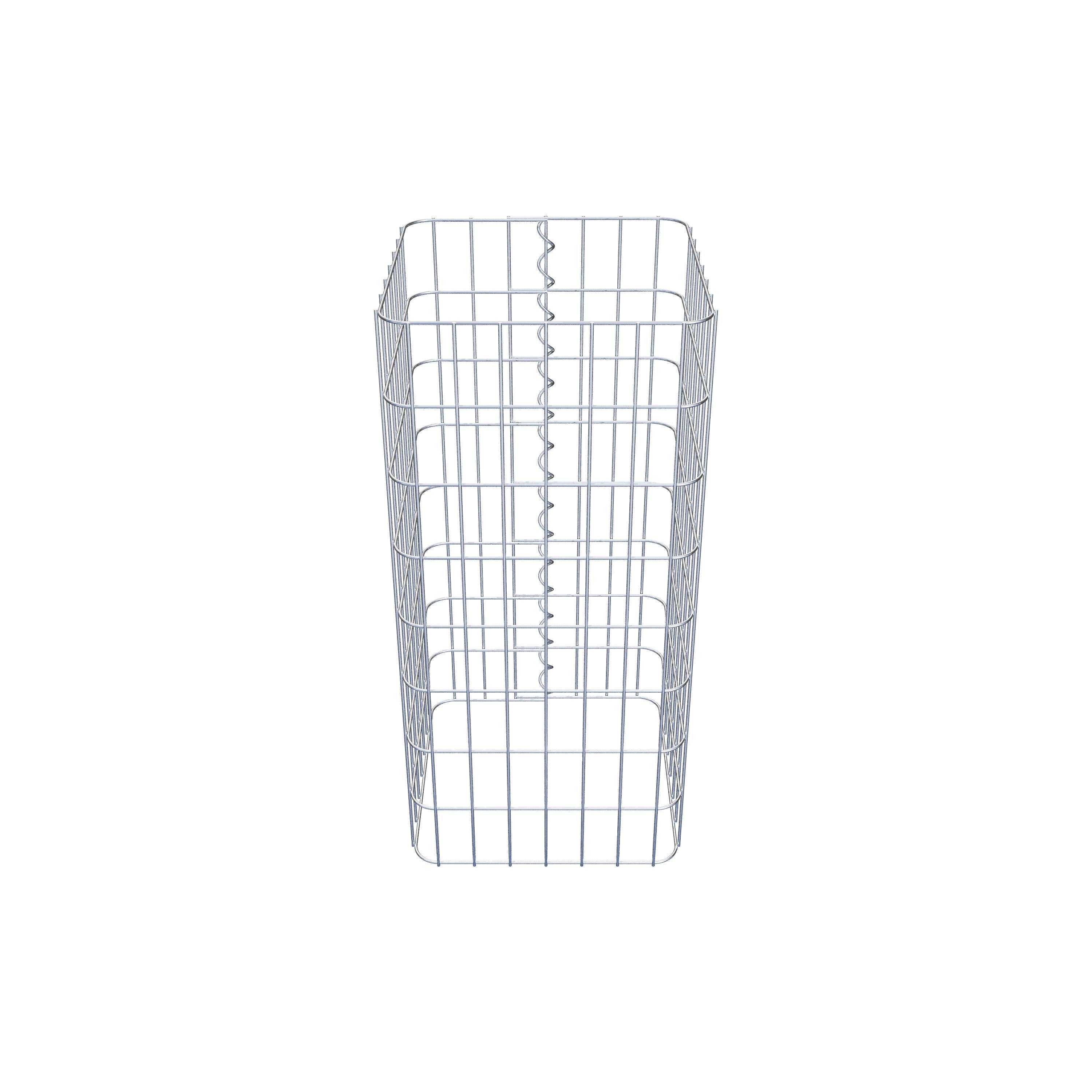 Gabionpelare 37 x 37 cm, MW 5 x 10 cm kvadrat
